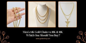 Men’s 14K Gold Chain vs. 10K & 18K: Which One Should You Buy?