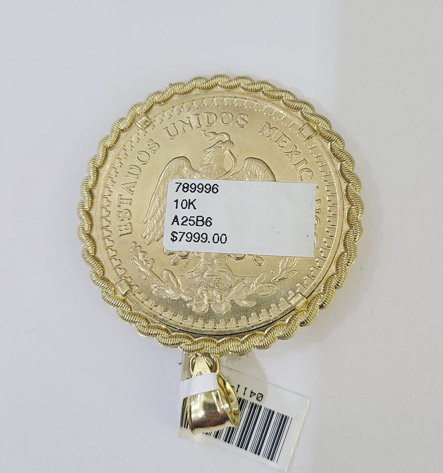 10k Centenario Coin Solid Yellow Gold 50 Pesos 1947 Mexico/Mexican Coin - GoldenlinQ