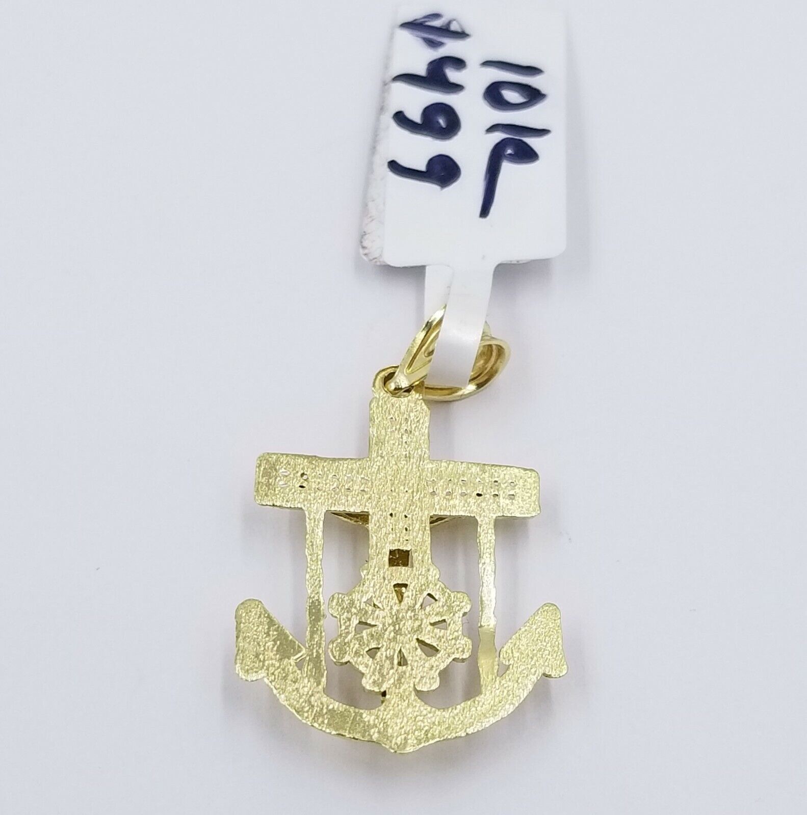 10k Gold Anchor Pendent Rope Chain 2.5mm 18" 20" 22" 24" 26" 10kt Necklace Cham - GoldenlinQ