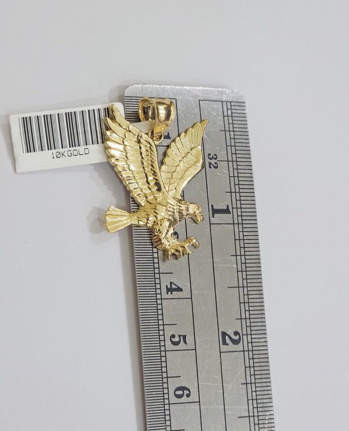 10k Gold Rope Chain Eagle Charm Pendant Set 22'' Inches 3mm Necklace REAL SALE - GoldenlinQ