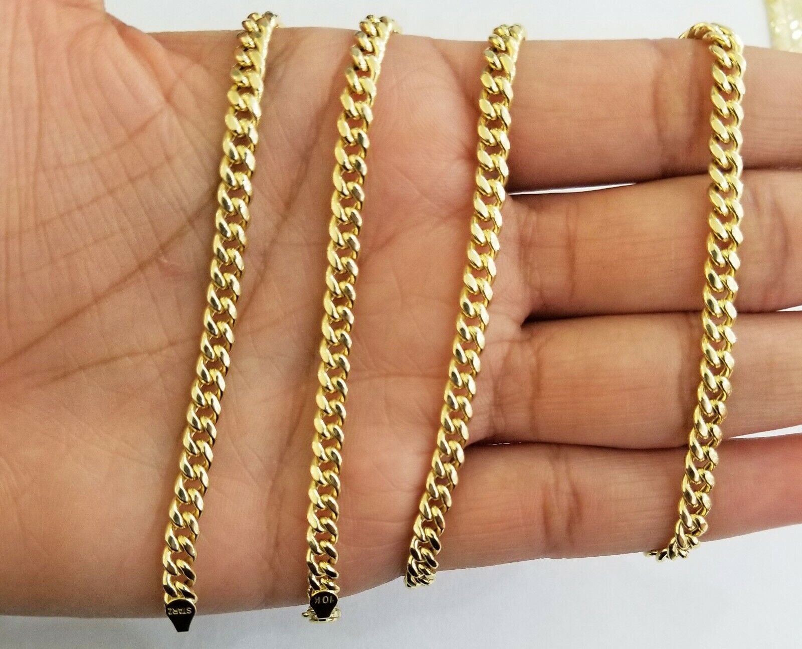 10k last supper charm with Real gold Miami Cuban chain 24inch 5mm 10kt gold set - GoldenlinQ