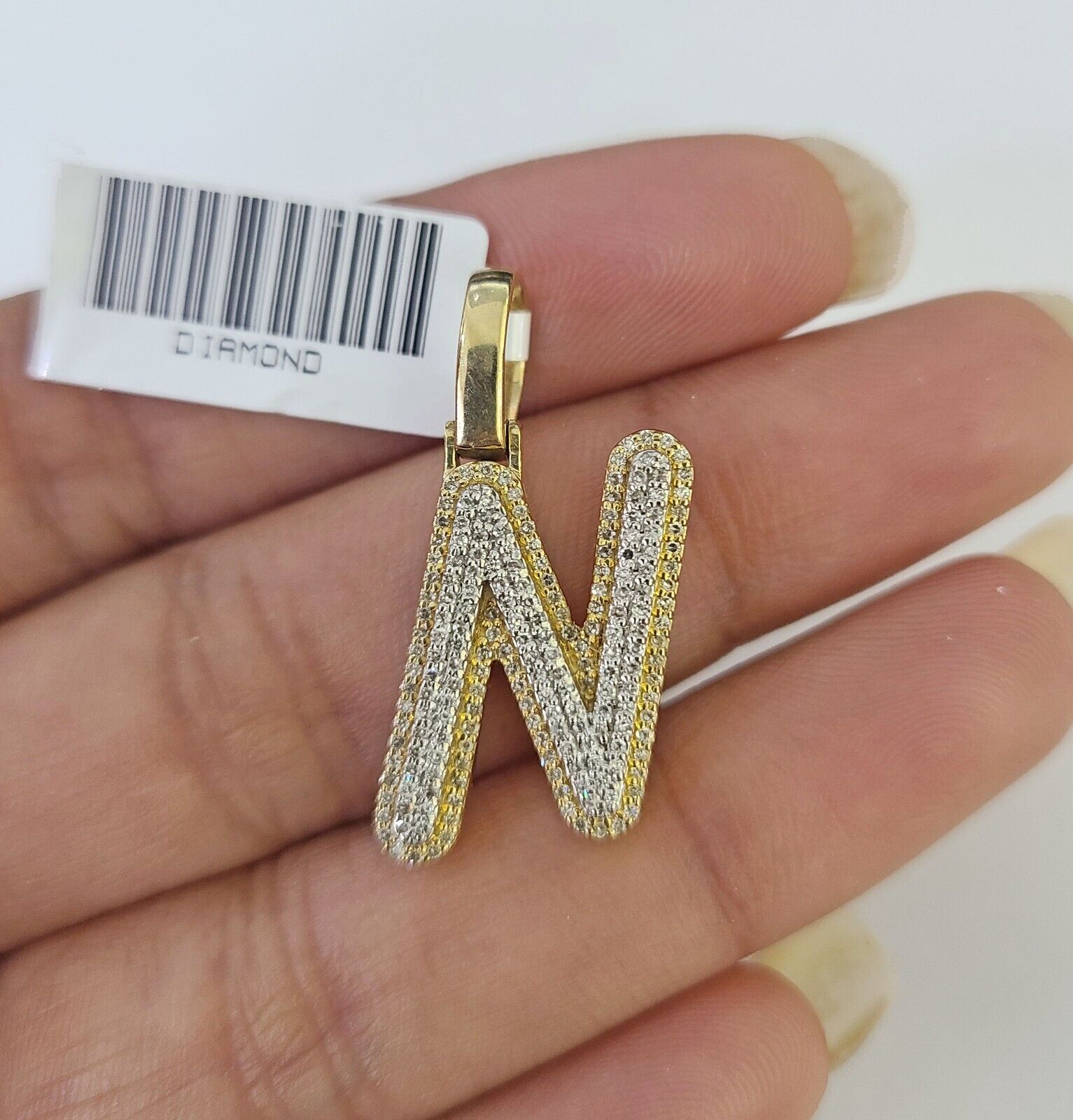 10k Miami Cuban Chain N Diamond Charm Set 4mm 18 - 26"Yellow Gold Necklace Pendant - GoldenlinQ