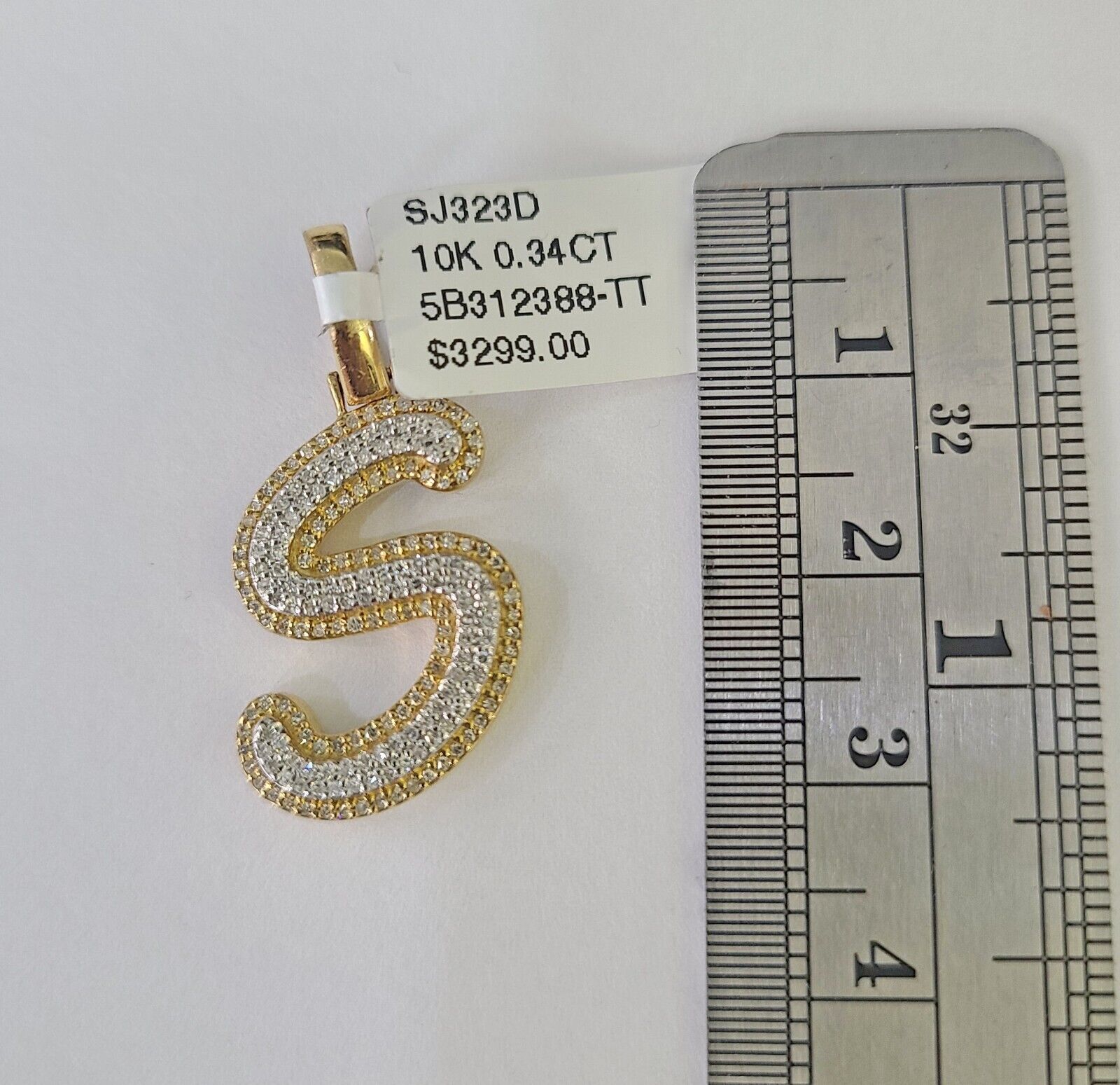 10k Miami Cuban Chain S Diamond Charm Set 4mm 18 - 26"Yellow Gold Necklace Pendant - GoldenlinQ