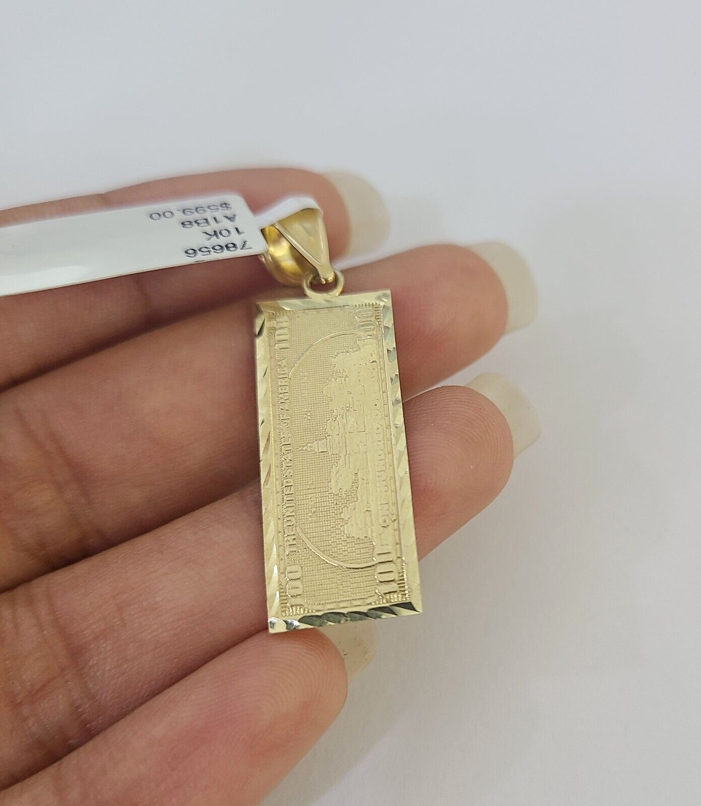 10k Milano Rope Chain 100 Dollar Charm Necklace SET 3mm 18" 20" 22" 24" - GoldenlinQ