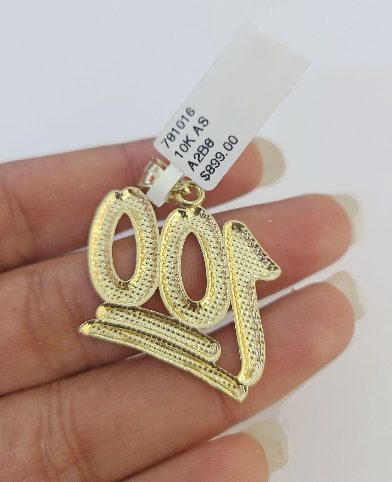 10k Milano Rope Chain 100 Sign Charm Necklace SET 3mm 18" 20" 22" 24" - GoldenlinQ