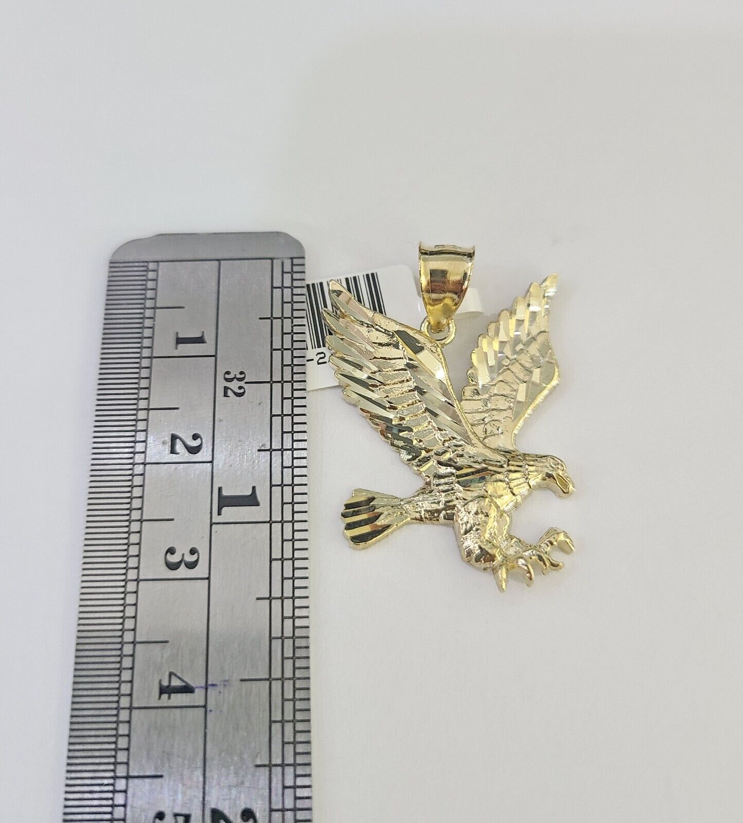 10k Milano Rope Chain Flying Eagle Charm Necklace SET 3mm 18" 20" 22" 24" - GoldenlinQ