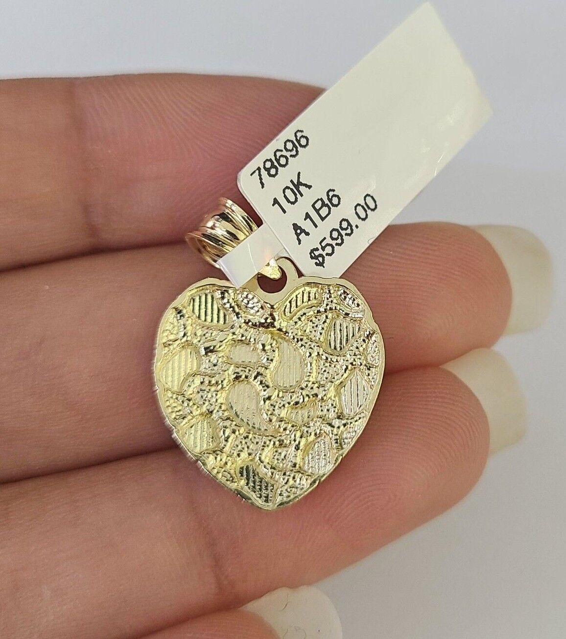 10k Milano Rope Chain Heart Charm Necklace SET 3mm 18" 20" 22" 24" Pendant - GoldenlinQ