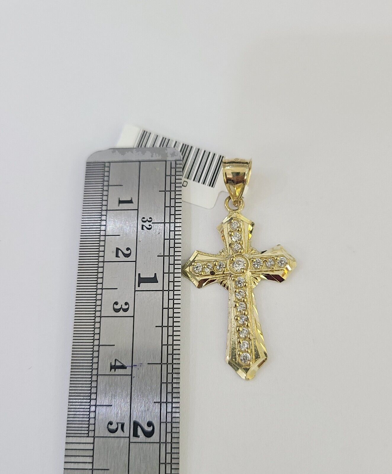 10k Milano Rope Chain Jesus Cross Charm Necklace SET 3mm 18" 20" 22" 24" - GoldenlinQ