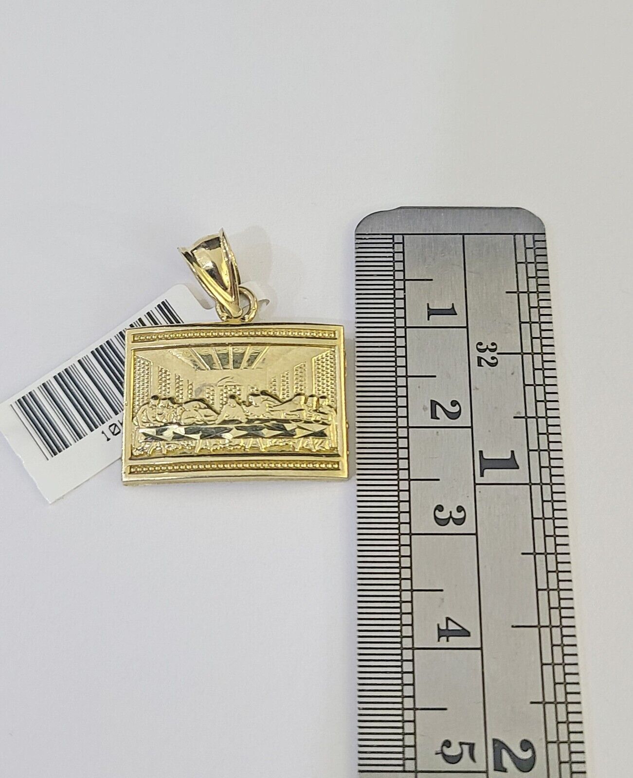 10k Milano Rope Chain Last Supper Charm Necklace SET 3mm 18" 20" 22" 24" - GoldenlinQ