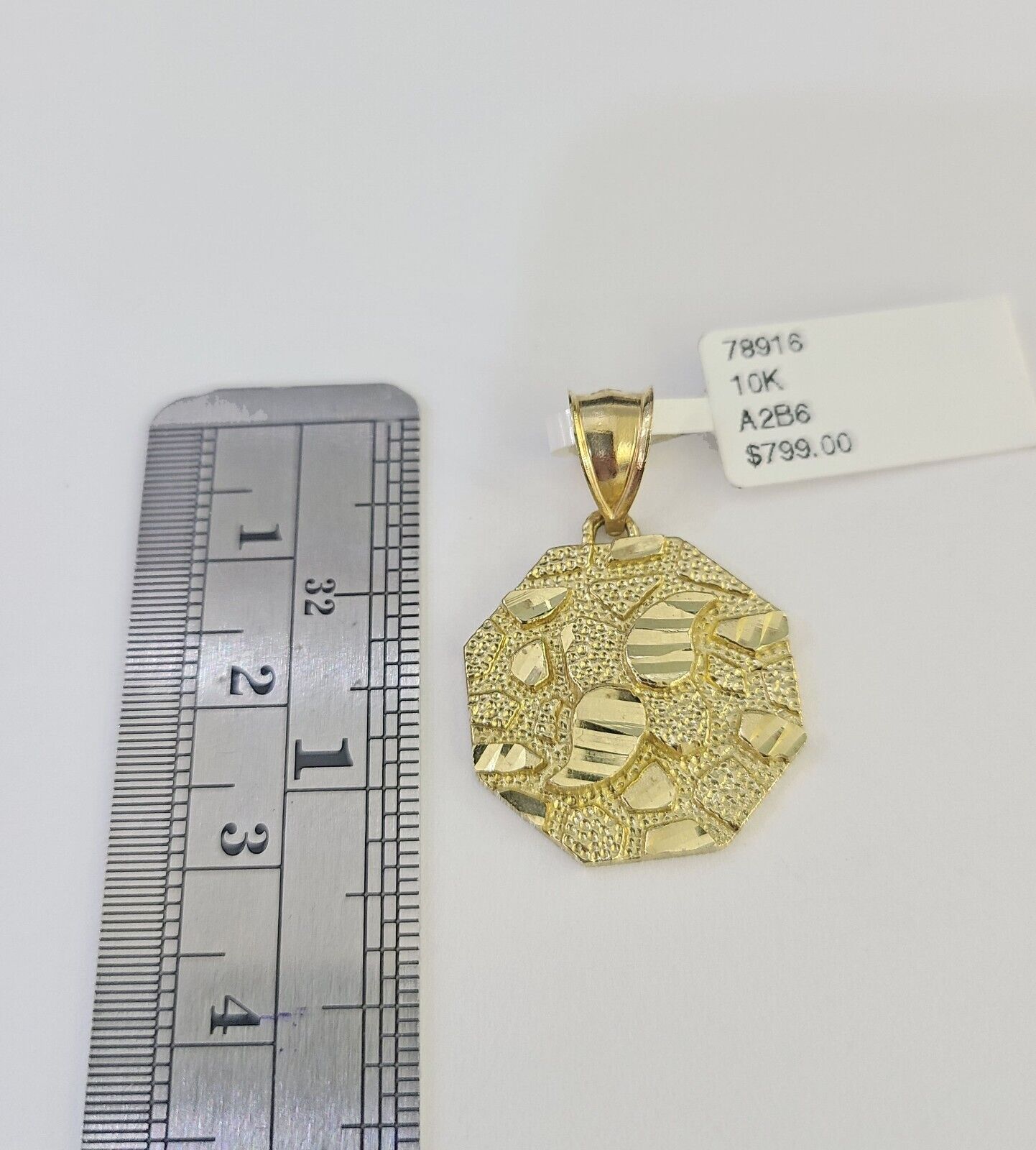 10k Milano Rope Chain Nugget Charm Necklace SET 3mm 18" 20" 22" 24" - GoldenlinQ