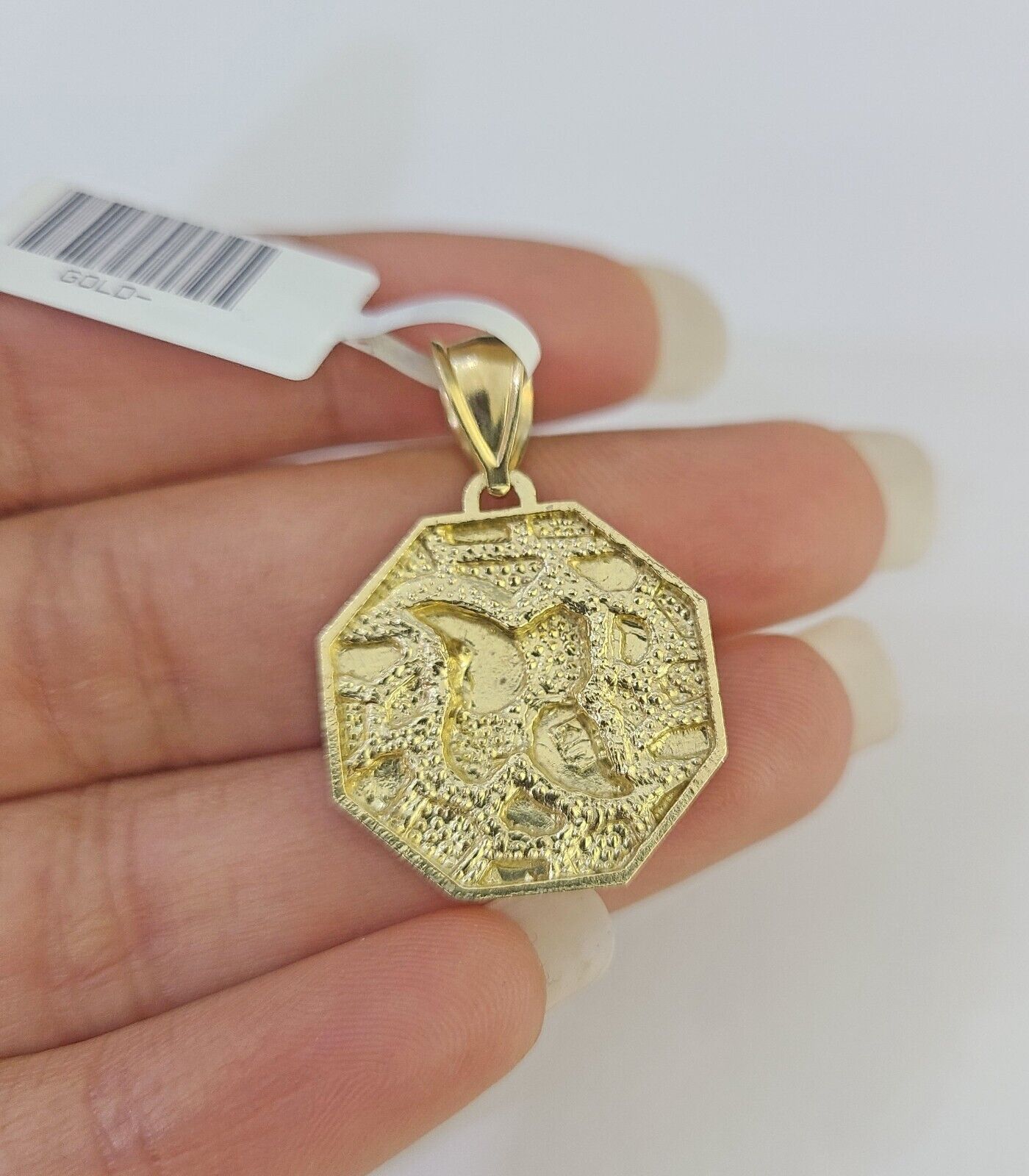 10k Milano Rope Chain Nugget Charm Necklace SET 3mm 18" 20" 22" 24" - GoldenlinQ