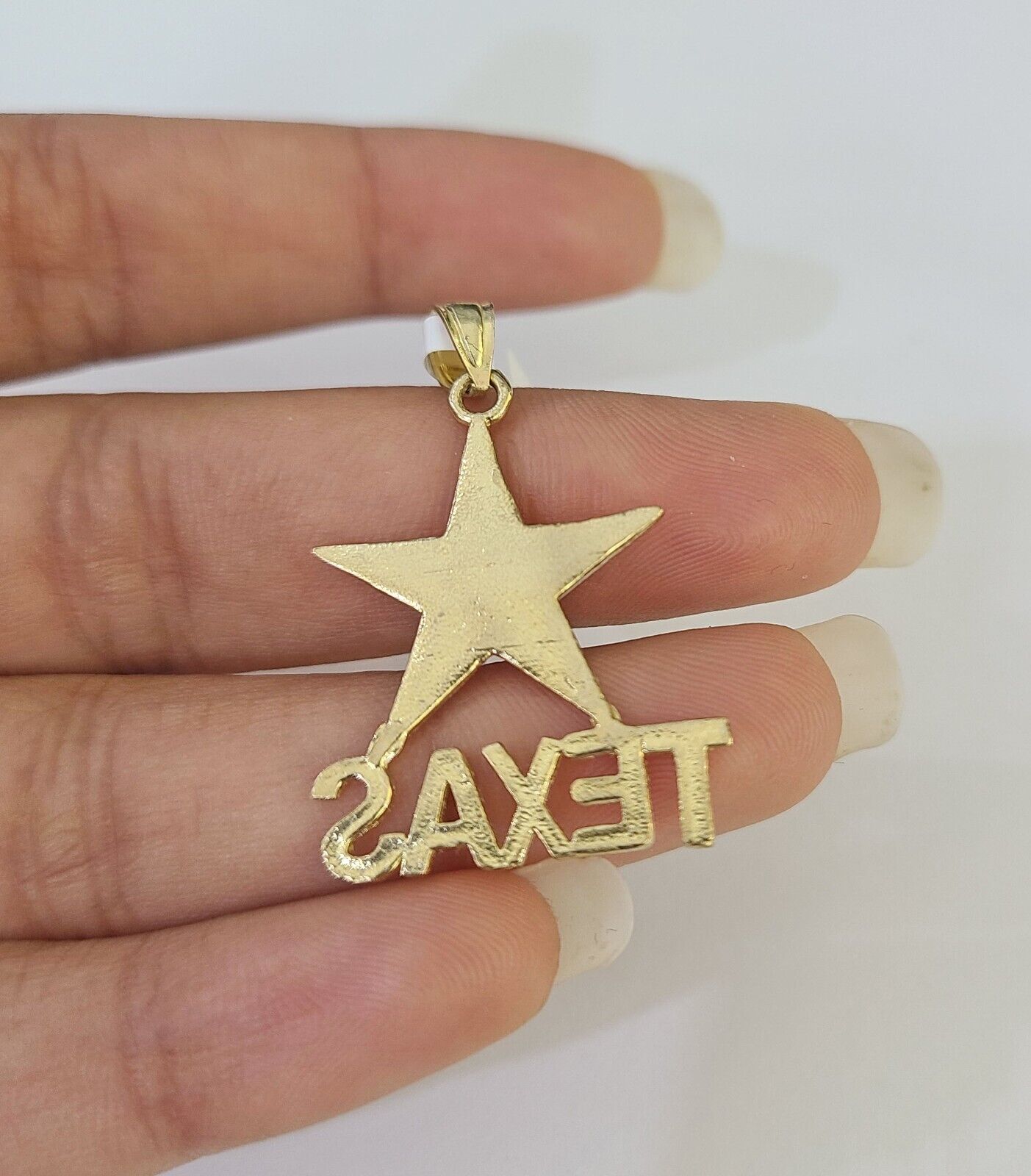 10k Milano Rope Chain Texas Charm Necklace SET 3mm 18" 20" 22" 24" Pendant - GoldenlinQ