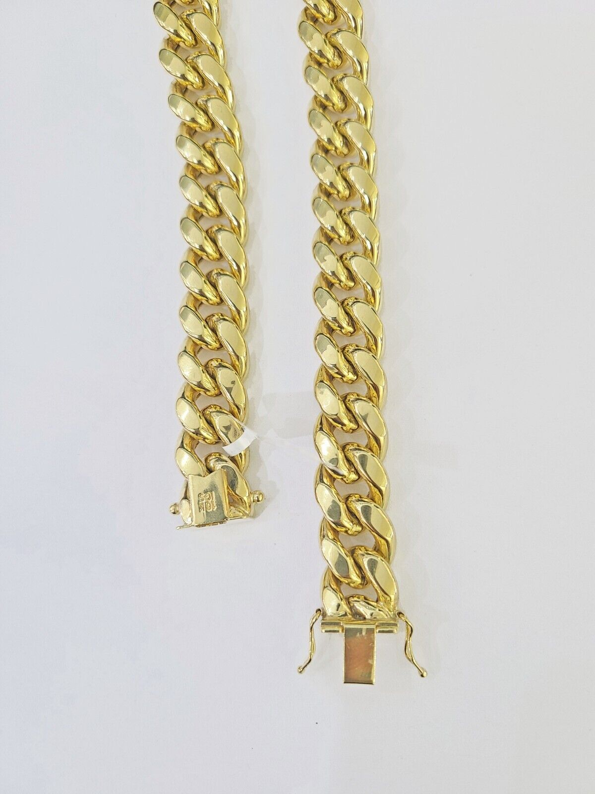 10k Real Miami Cuban Royal Link Chain 24 inch 13mm Genuine Yellow Genuine - GoldenlinQ