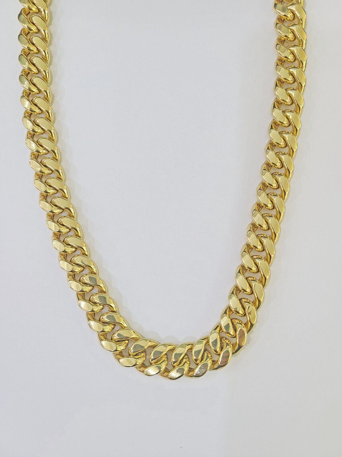 10k Real Miami Cuban Royal Link Chain 24 inch 13mm Genuine Yellow Genuine - GoldenlinQ