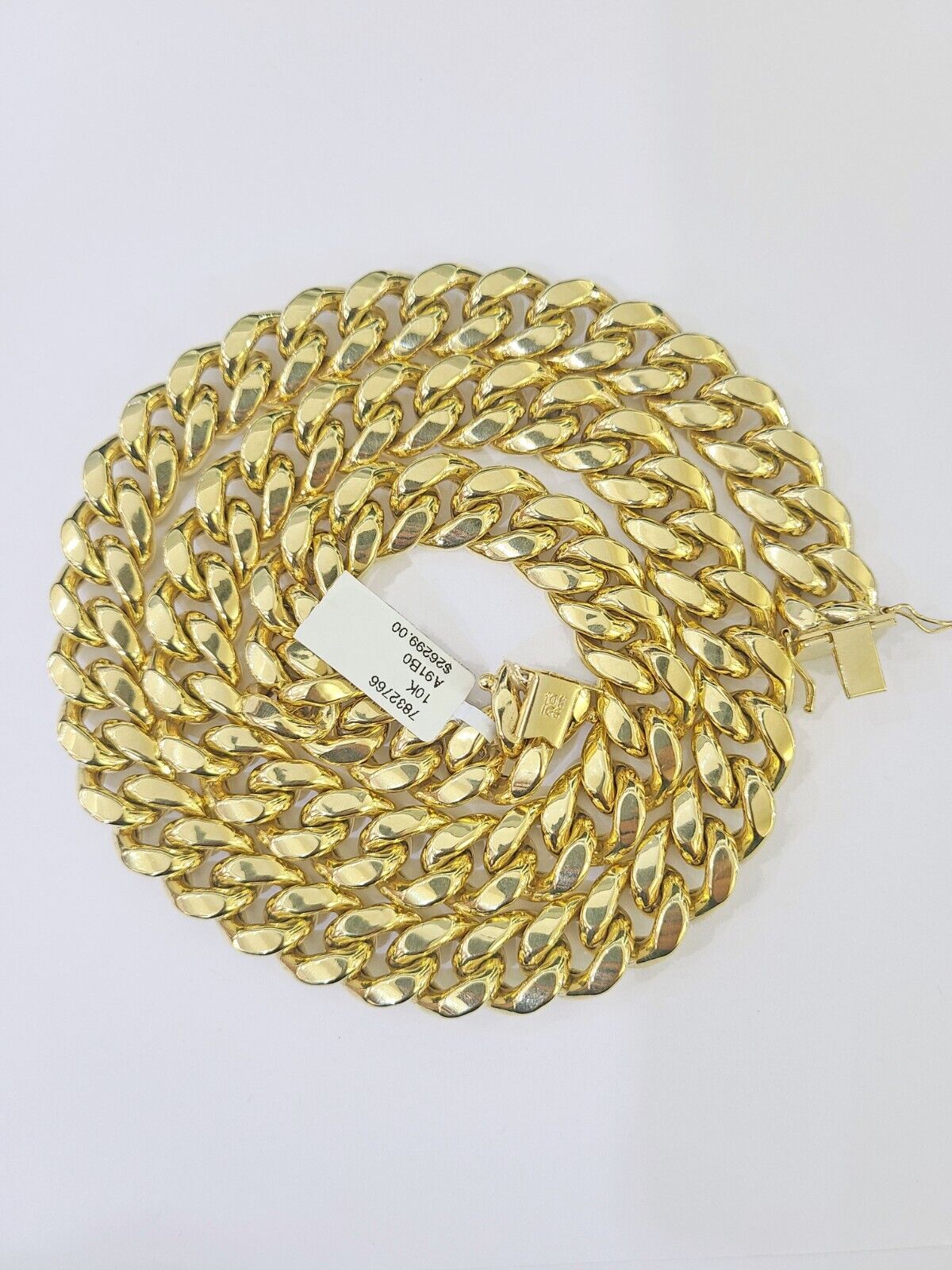 10k Real Miami Cuban Royal Link Chain 24 inch 13mm Genuine Yellow Genuine - GoldenlinQ