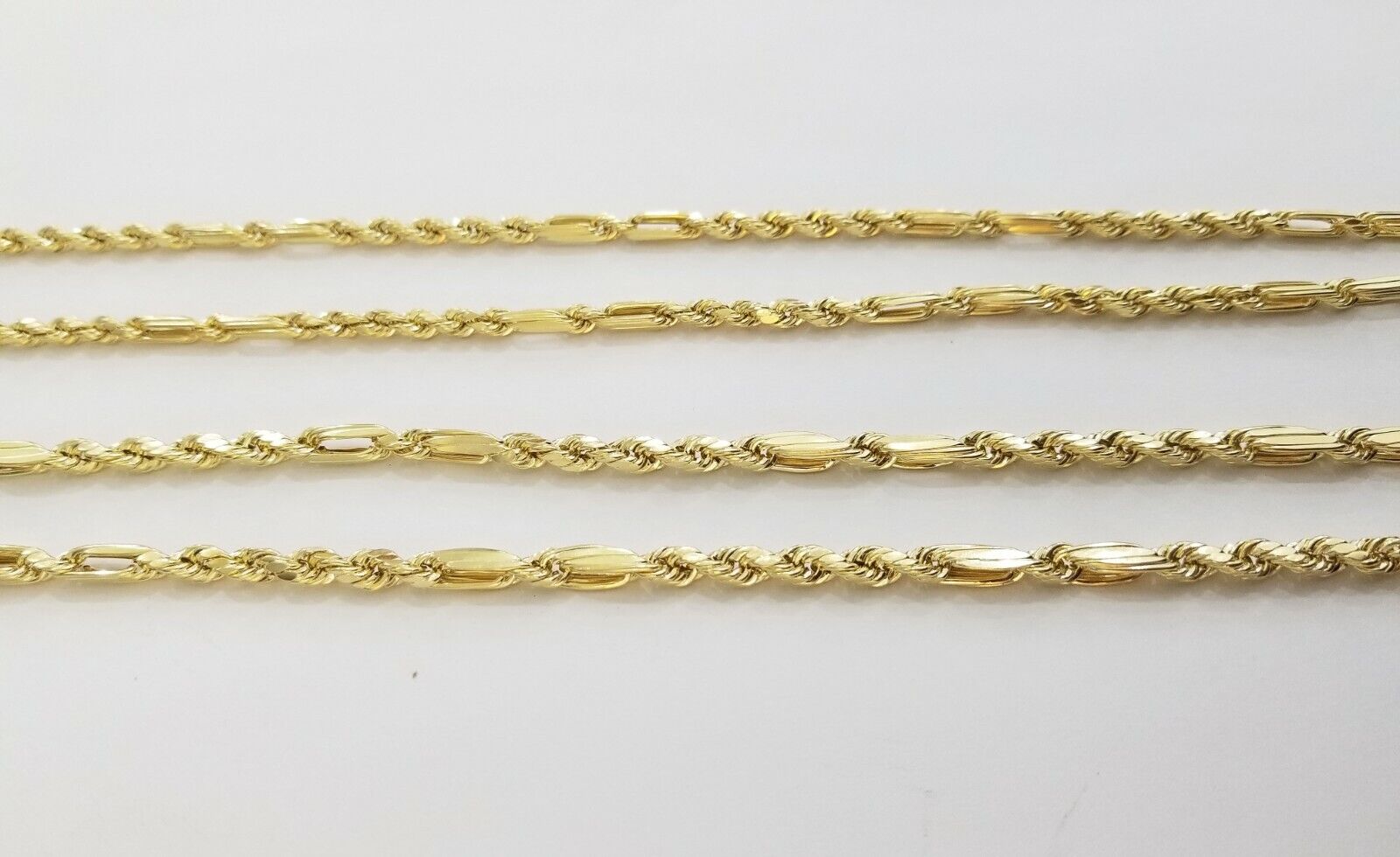 10k REAL Yellow Gold Milano Rope chain 20" 22" 24" Gold necklace Men Women 4.5mm - GoldenlinQ