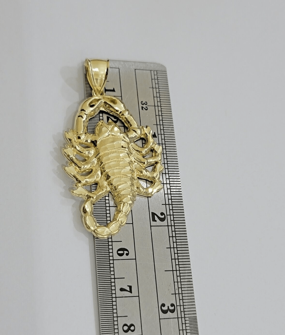 10k Scorpio Charm Pendant Men's Real 10kt Yellow Gold For Chain & Necklace SALE - GoldenlinQ