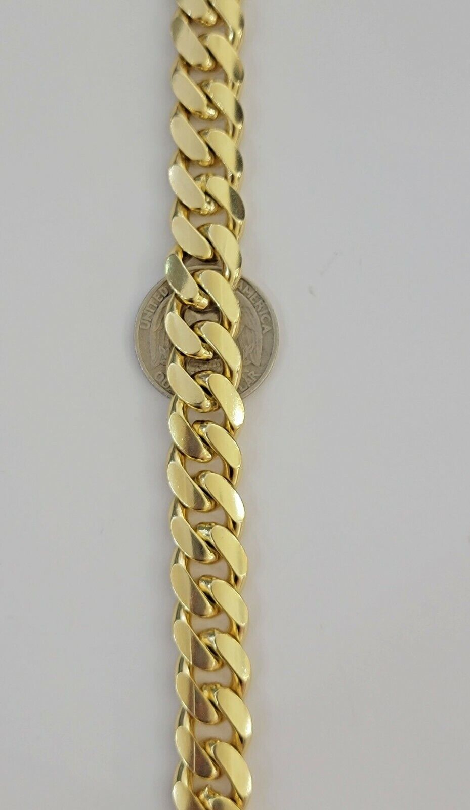 10k solid Yellow Gold Miami Cuban Bracelet 12.5 mm Link 9" inch Men's REAL 10kt - GoldenlinQ