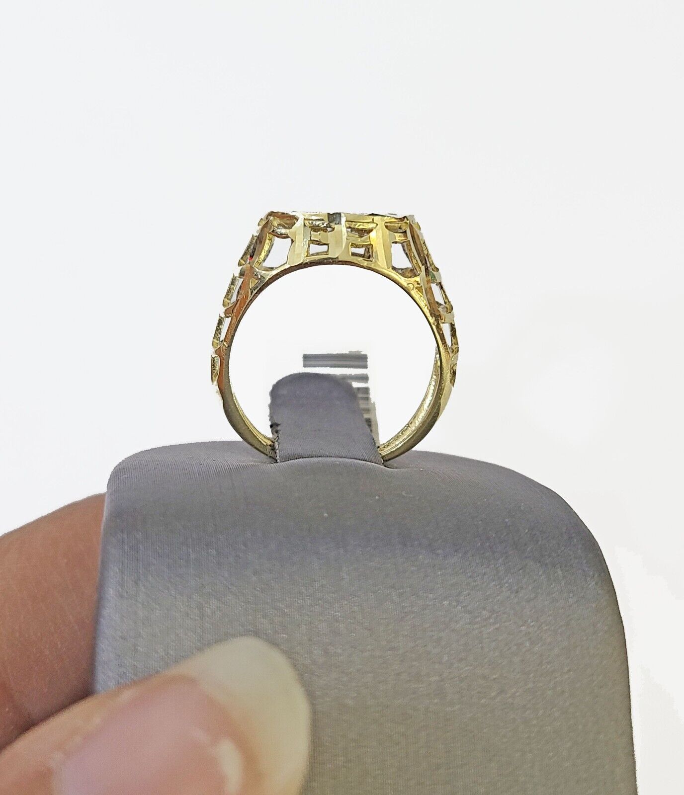 10k Yellow Gold 50 Pesos Ring 1947 Mexico/Mexican Ring - GoldenlinQ