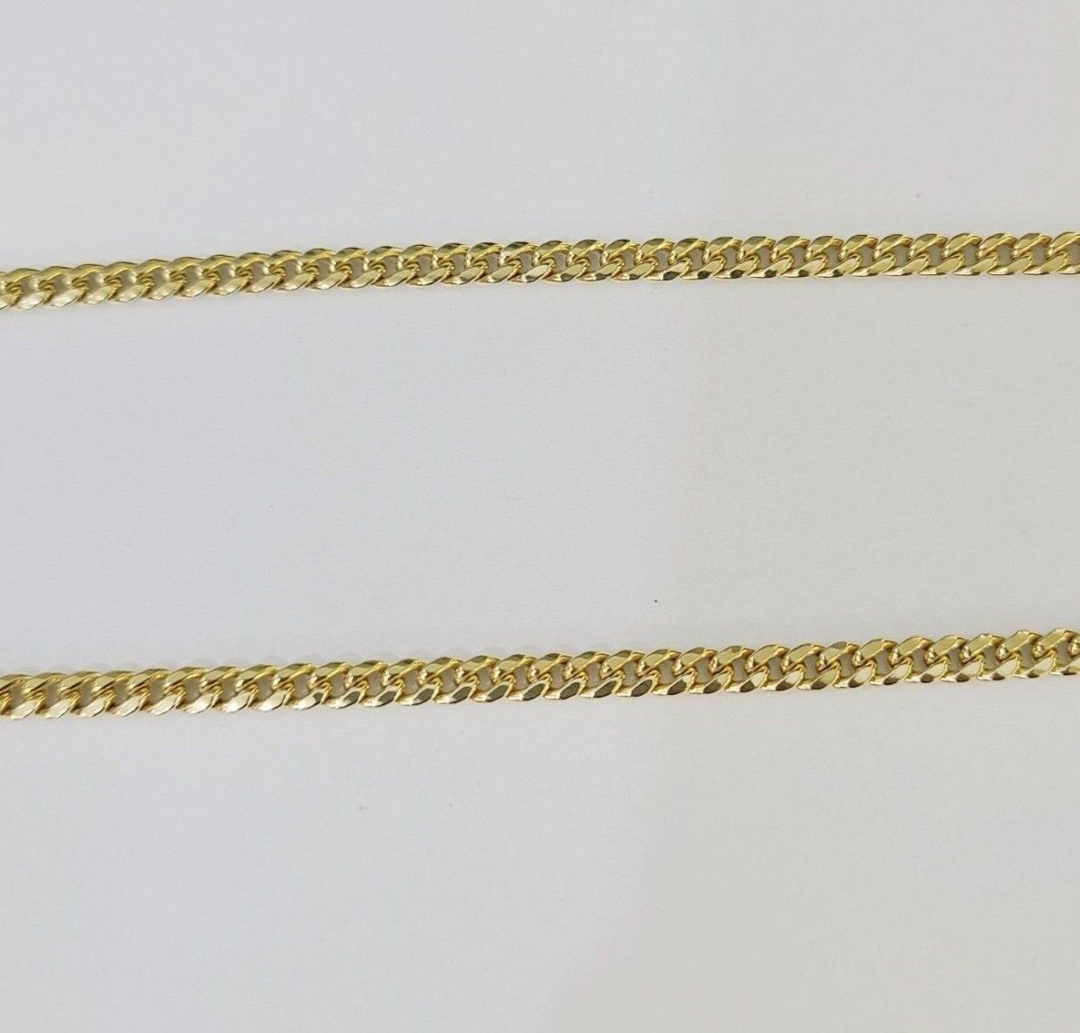 10k Yellow Gold Chain Cross Charm Set Miami Cuban Link Necklace Pendant DISCOUNT - GoldenlinQ