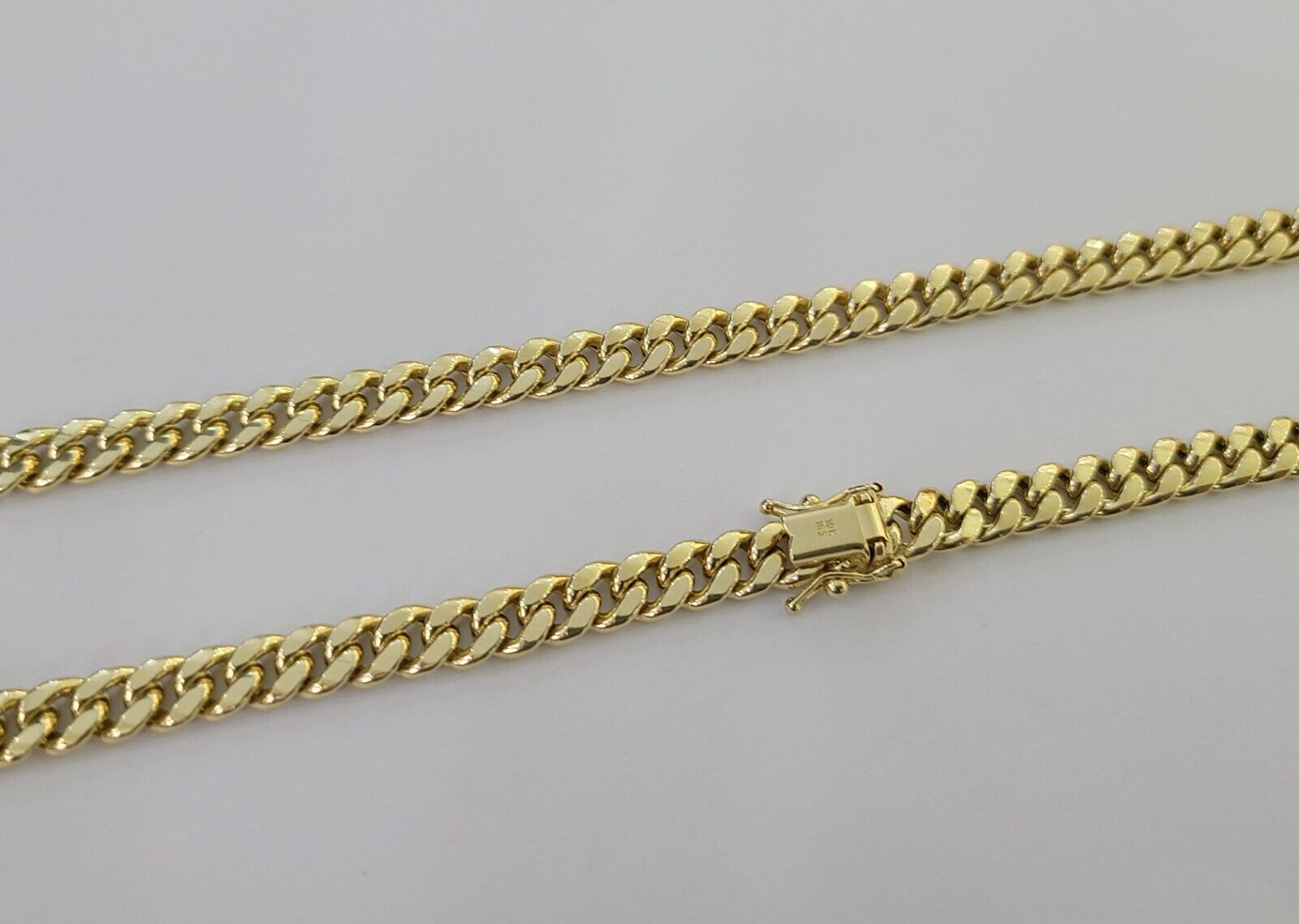 10K Yellow Gold Crown Pendent Charm 6mm Miami Cuban Link Chain 18 - 30" Inch - GoldenlinQ