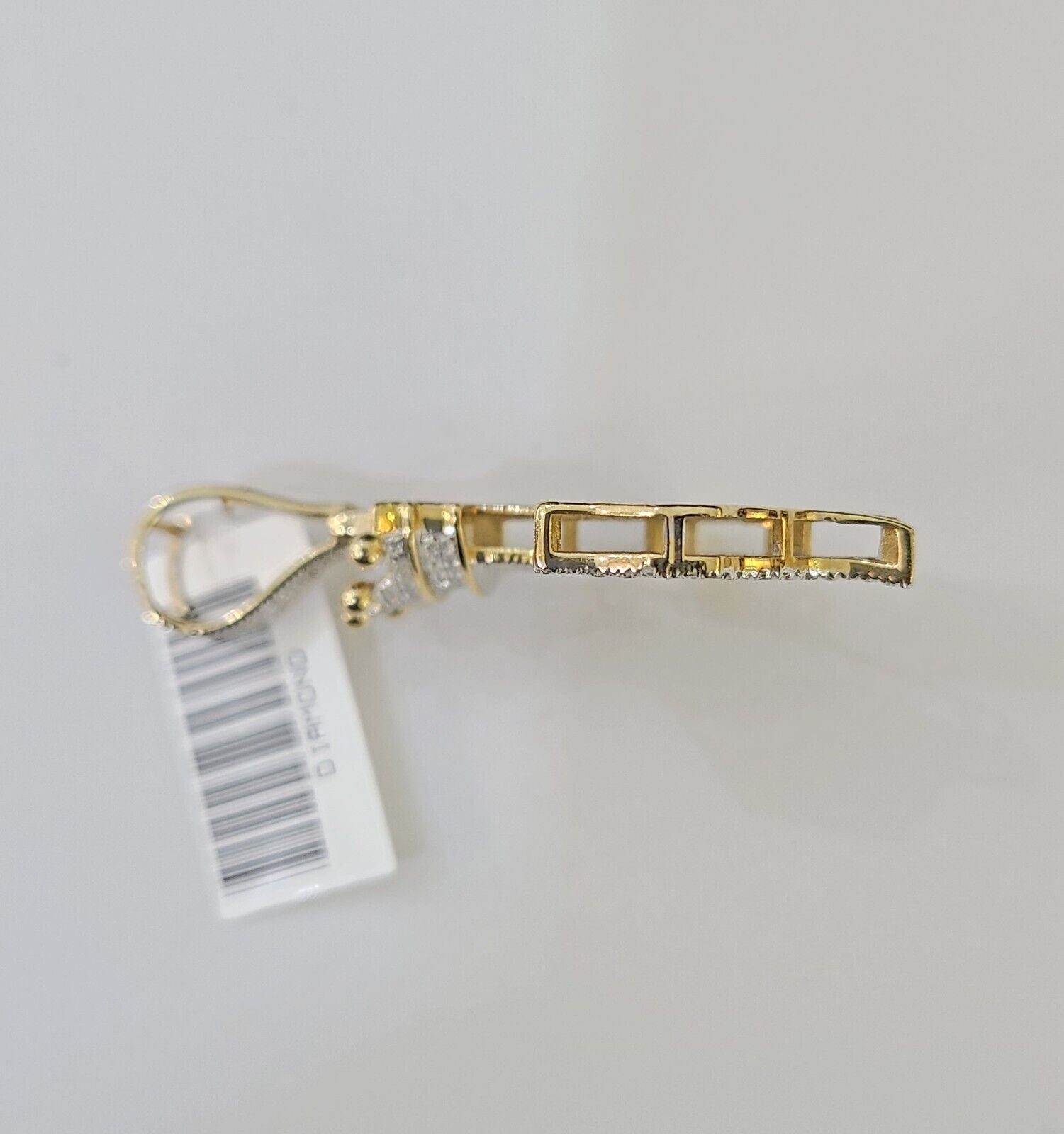 10k Yellow Gold Diamond Texas Map Charm Men Women Pendant Genuine 2" Real - GoldenlinQ