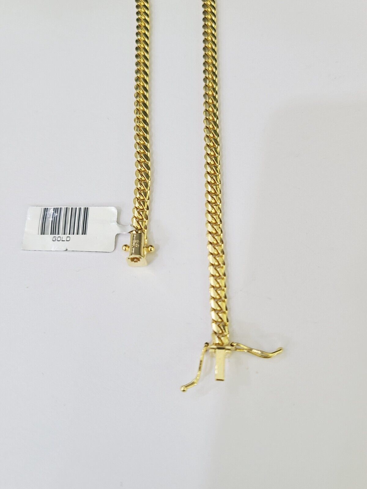 10K Yellow Gold Miami Cuban Link Chain SOLID Real 3mm - GoldenlinQ