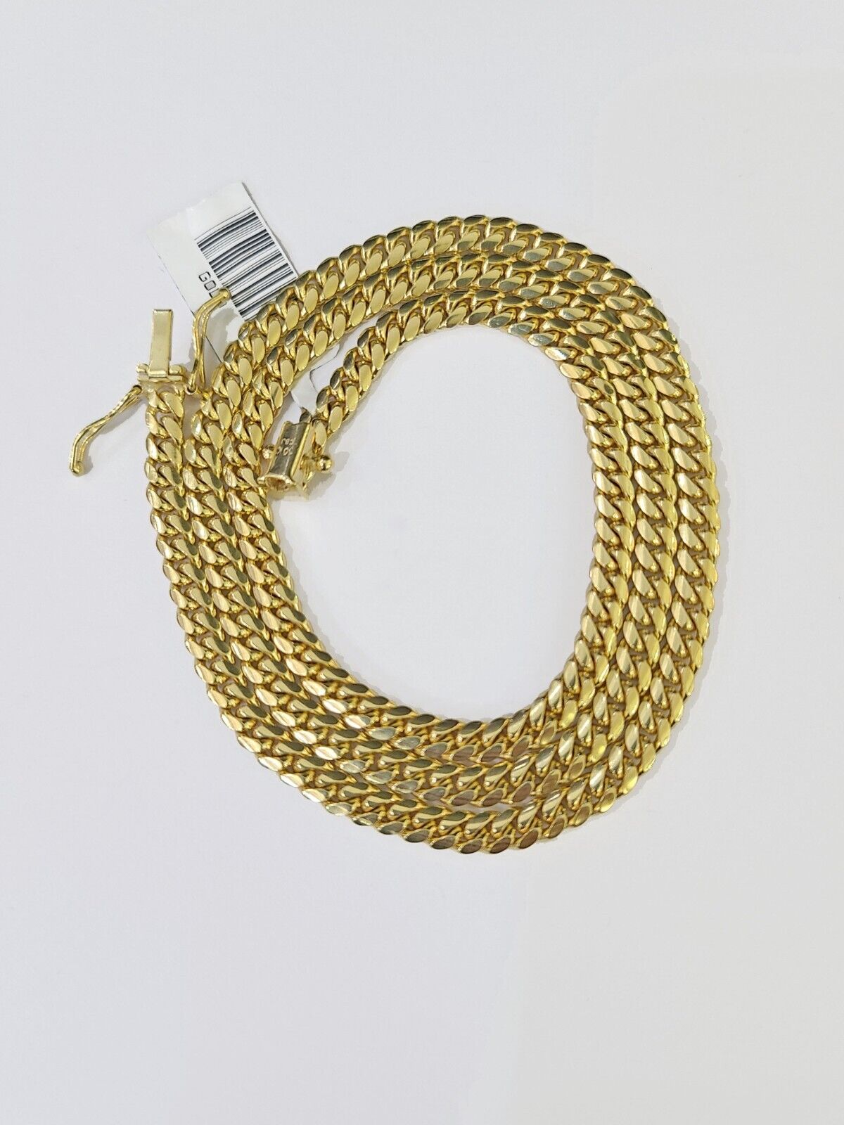 10K Yellow Gold Miami Cuban Link Chain SOLID Real 3mm - GoldenlinQ