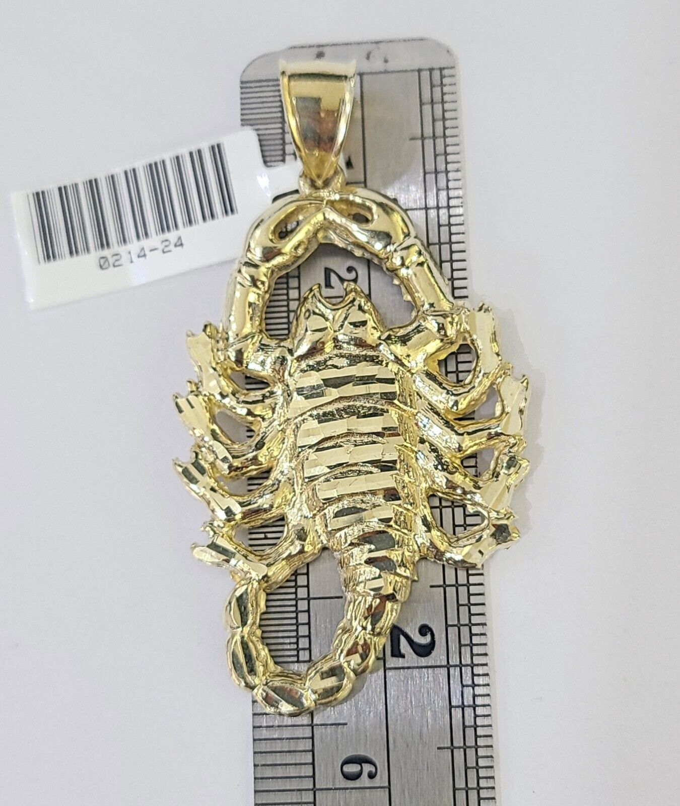 10K Yellow Gold Scorpion Charm Pendant Zodiac Sign Real 10k Real Genuine - GoldenlinQ
