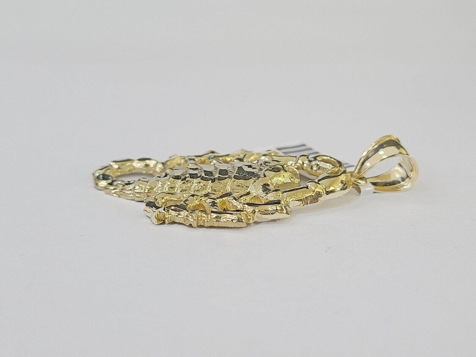 10K Yellow Gold Scorpion Charm Pendant Zodiac Sign Real 10k Real Genuine - GoldenlinQ