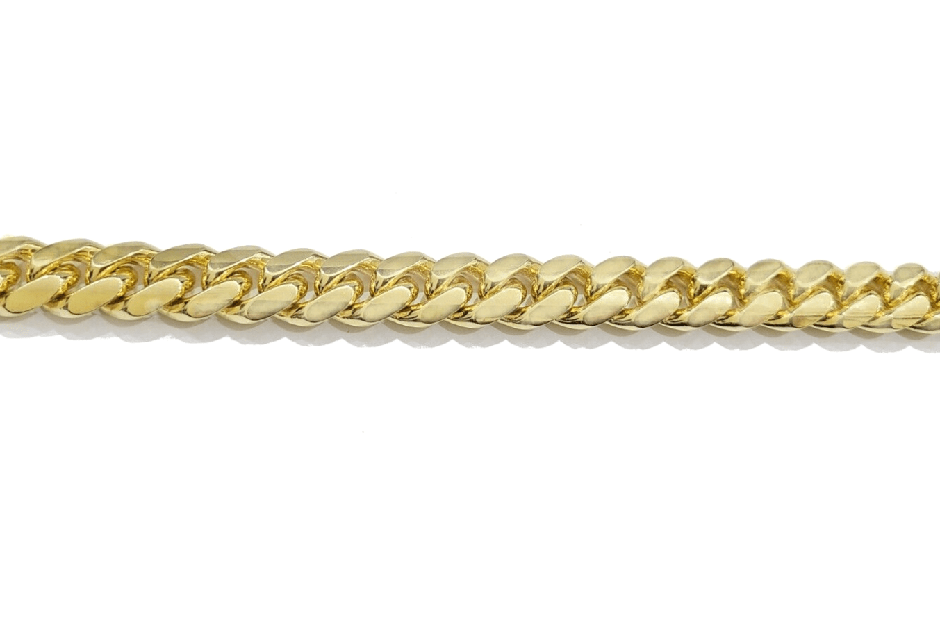 13mm 14k Gold Bracelet Mens 9 Inch Solid 14kt Yellow Gold Miami Cuban Link REAL - GoldenlinQ