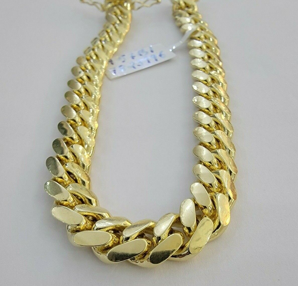 14k Bracelet Miami Cuban Link SOLID 14kt Yellow Gold 8.5 mm 7.5" Men Women REAL - GoldenLinQ
