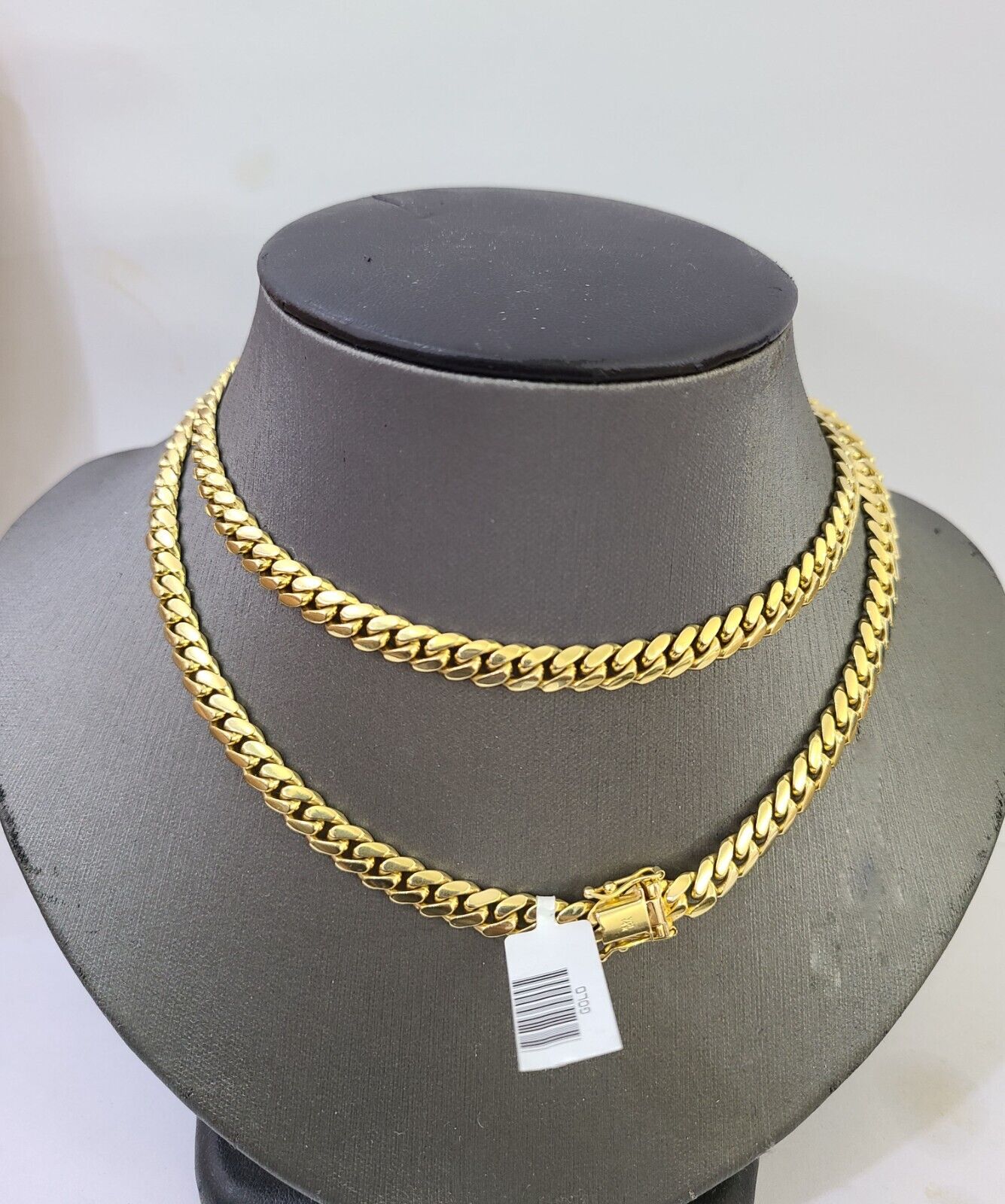 14k Gold Miami Cuban Link Chain Necklace 6mm 26" Box Lock REAL 14kt Yellow Gold