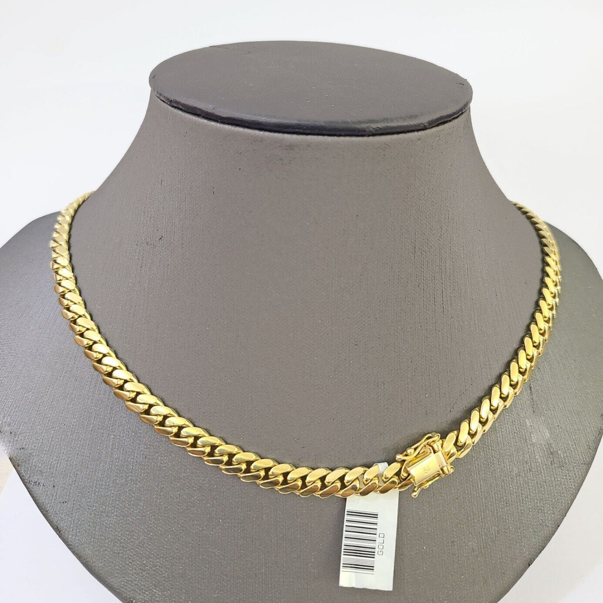 14k Gold Miami Cuban Link Chain Necklace 6mm 26
