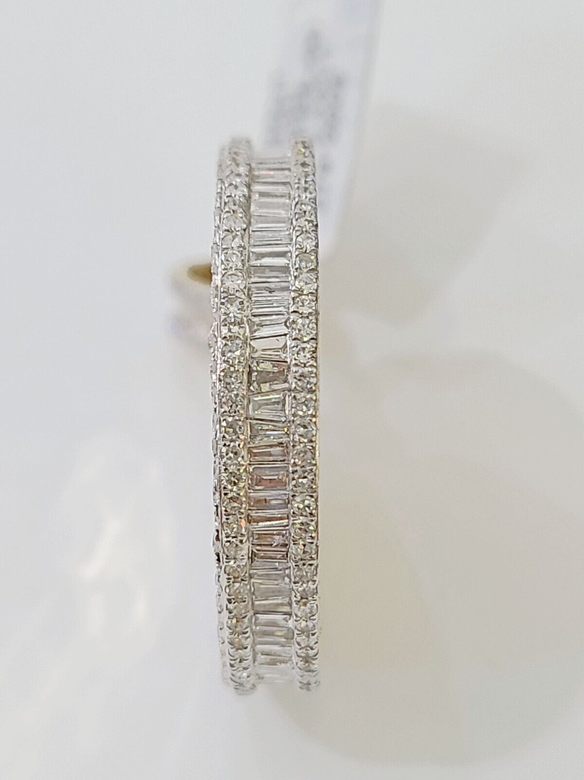 14k Real Yellow Gold Diamond Circular Memory Pendant Charm - GoldenlinQ