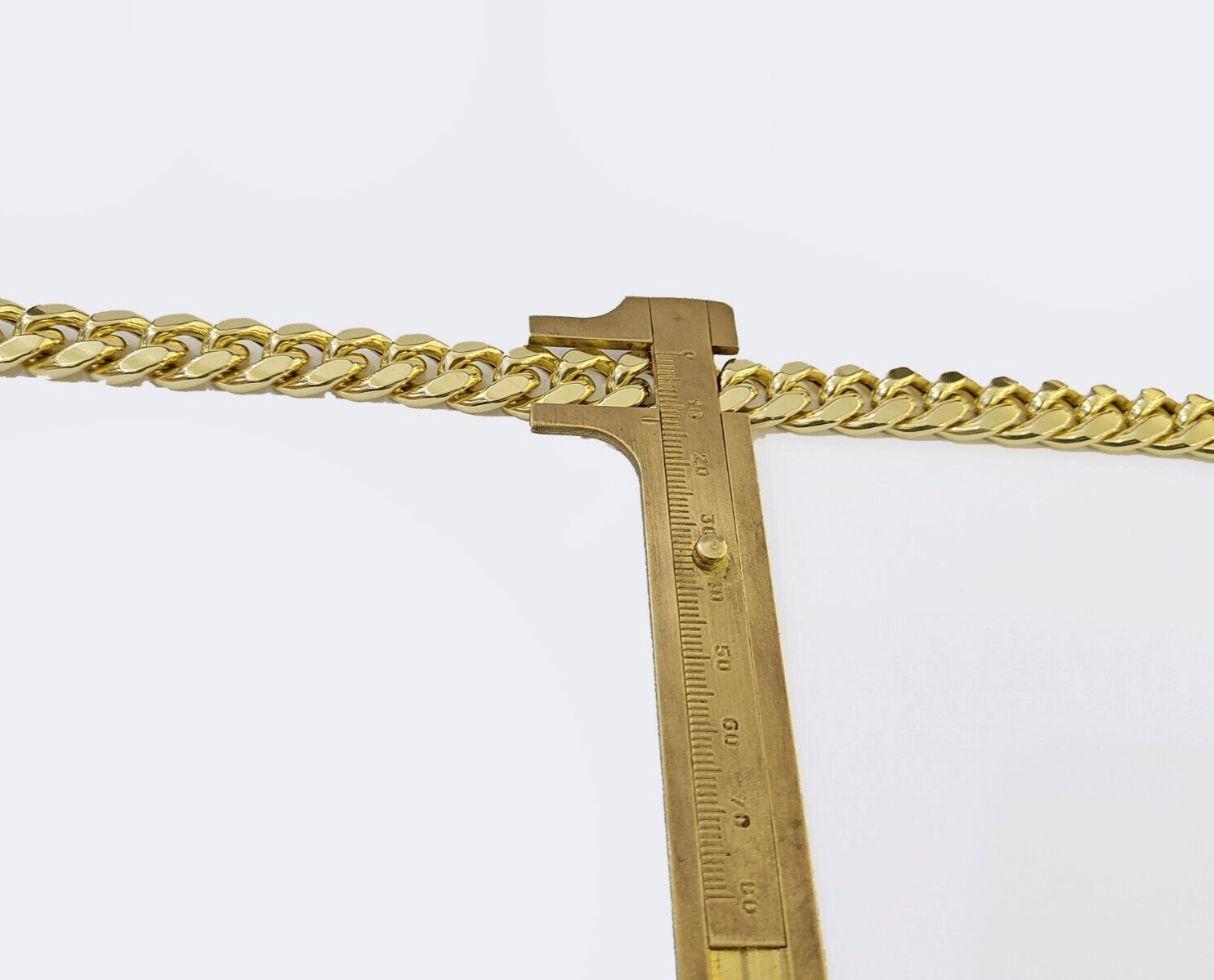 14K Real Yellow Gold Miami Cuban Bracelet 12 mm Link 9" inch 14K - GoldenlinQ