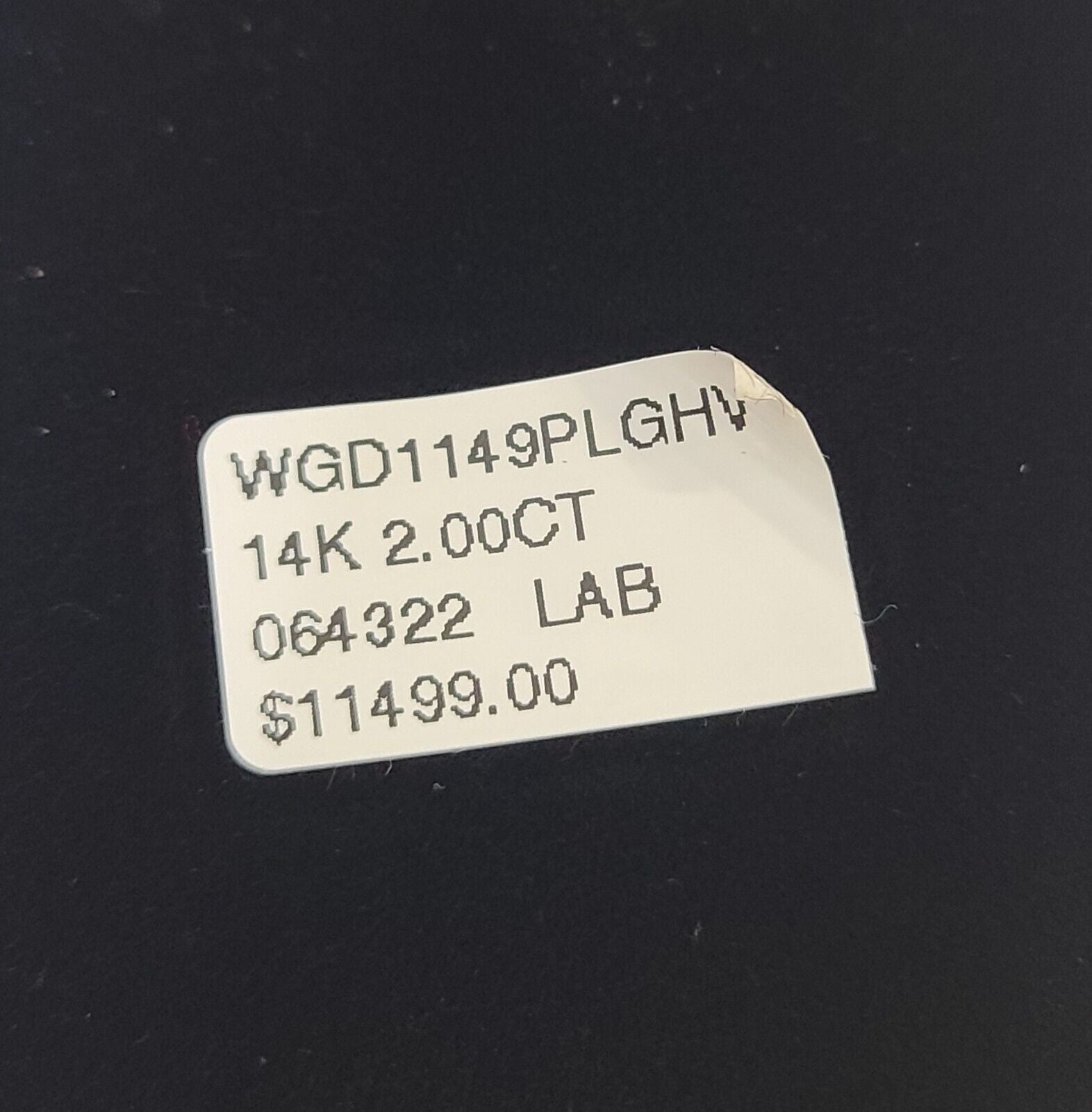 14k White gold Square Earrings Diamond screw - back Lab Created Women Men Studs - GoldenlinQ