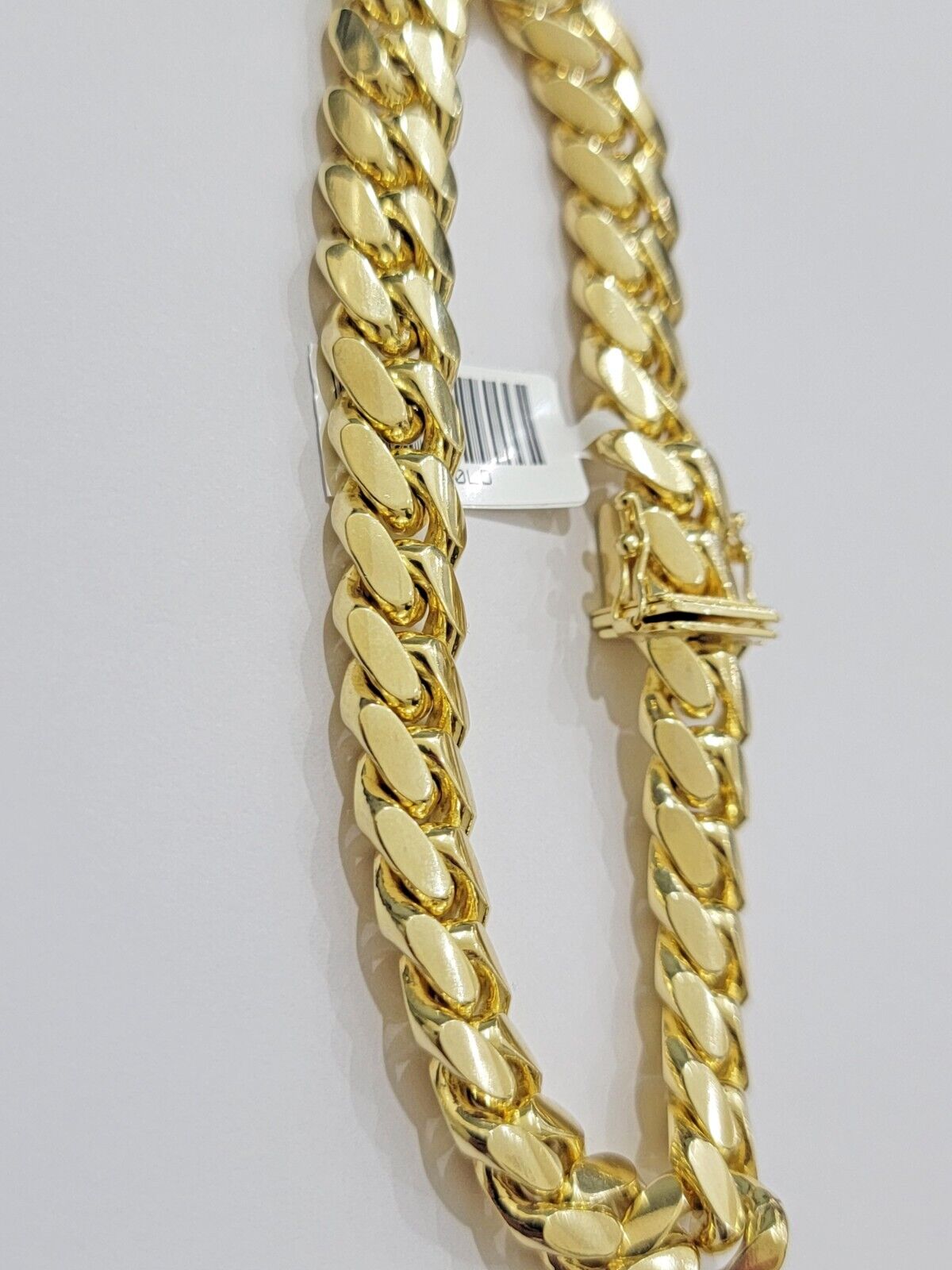 14k Yellow Gold Bracelet 7Inch Solid 10mm Miami Cuban Link Real 14kt SOLID HEAVY - GoldenLinQ