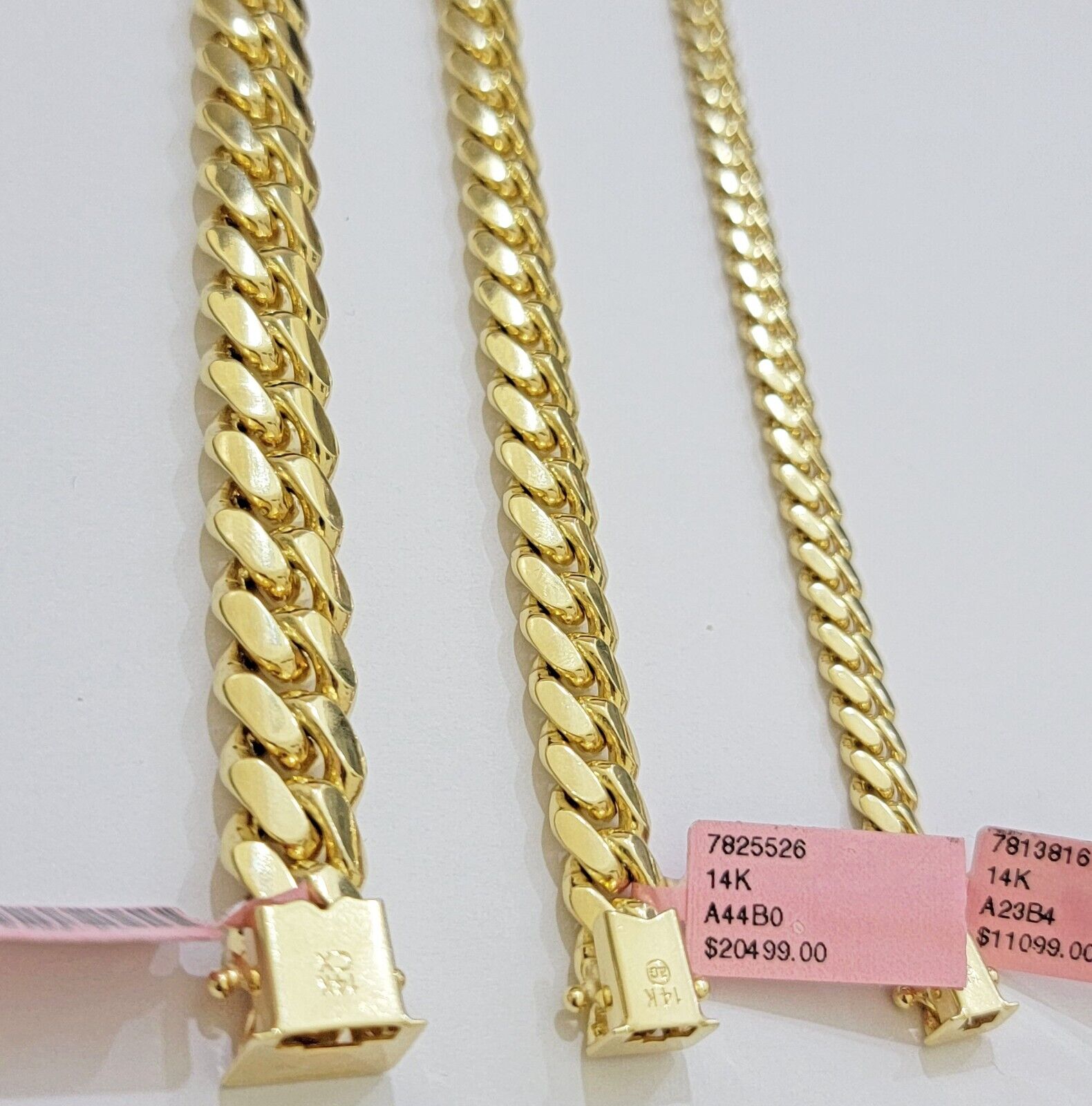 14k Yellow Gold Bracelet Miami Cuban Link 6mm - 10 mm 7.5 - 9 Inch REAL 14kt SOLID - GoldenlinQ