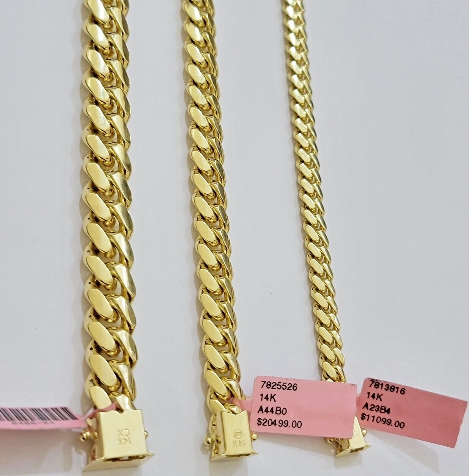 14k Yellow Gold Bracelet Miami Cuban Link 6mm - 10 mm 7.5 - 9 Inch REAL 14kt SOLID - GoldenlinQ