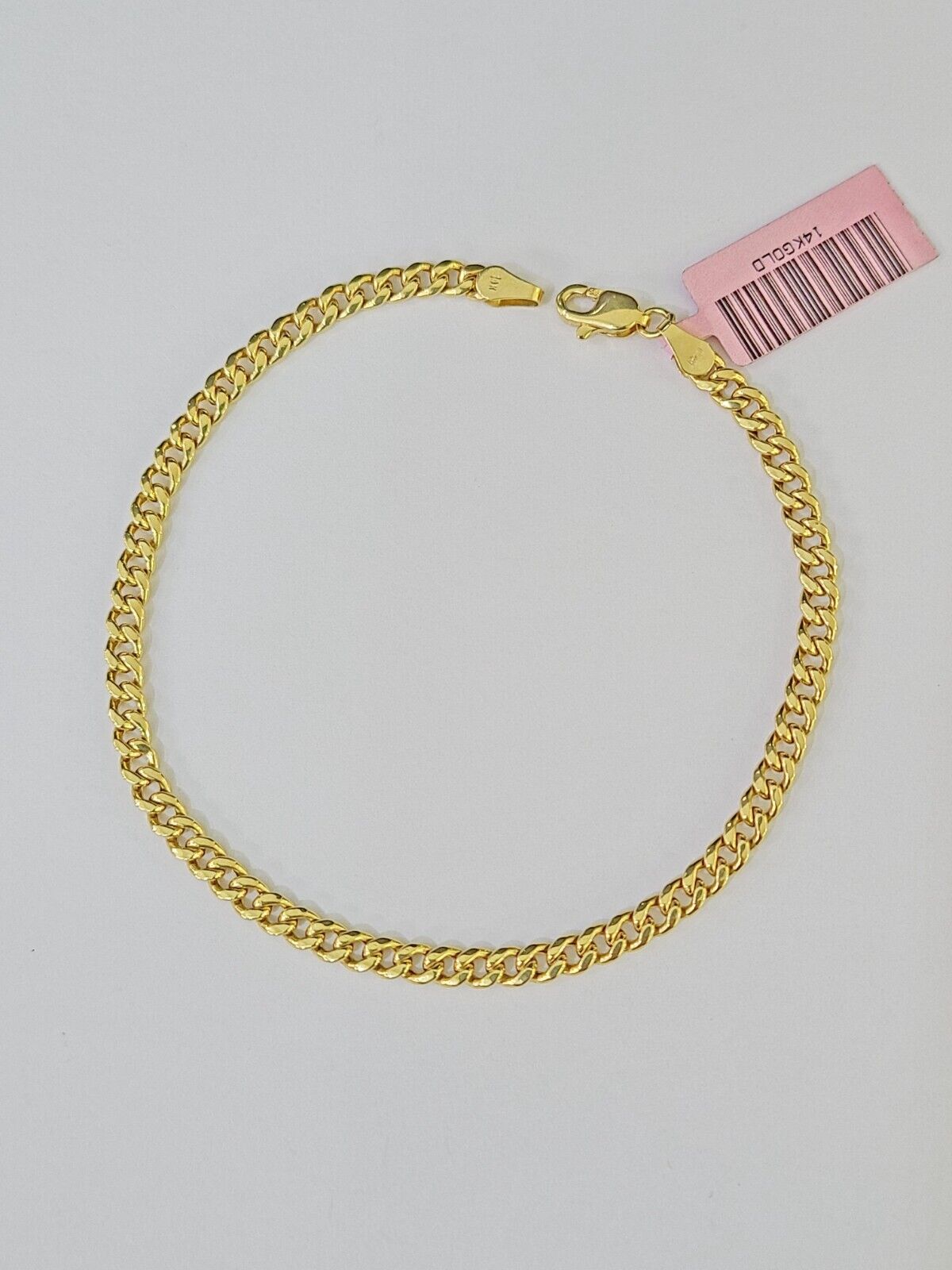 14K Yellow Gold Miami Cuban Bracelet 8" Inch 3mm Box Clasp - GoldenlinQ
