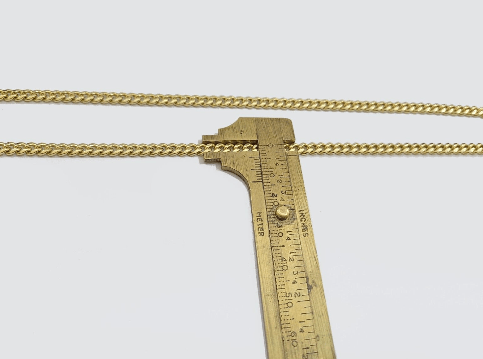 14k Yellow Gold Miami Cuban Chain 22 Inch Necklace Texas Map Charm Pendant Real - GoldenlinQ