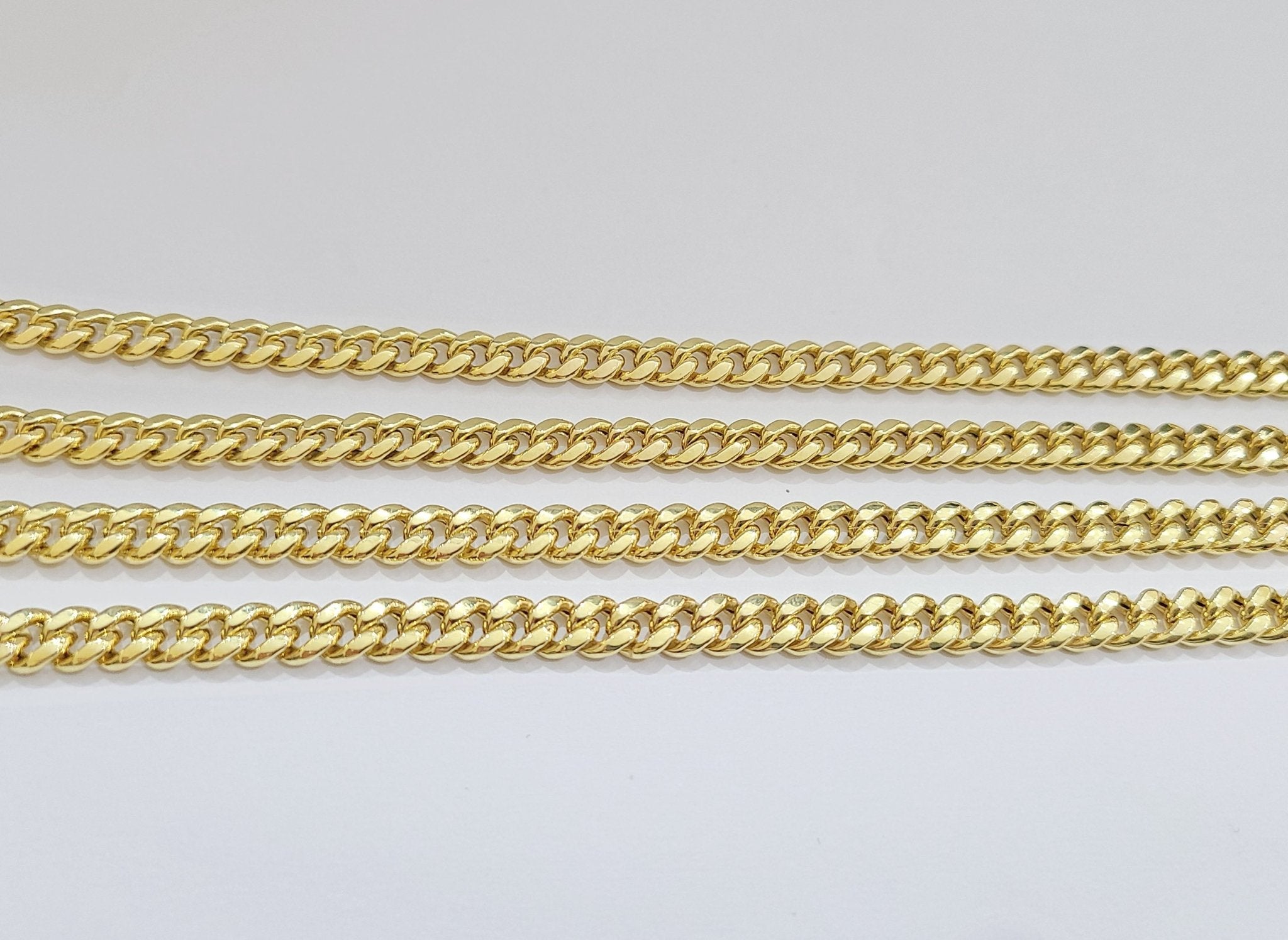 14k Yellow Gold Miami Cuban Link Chain 6mm 20" Necklace Box Lock Choker REAL