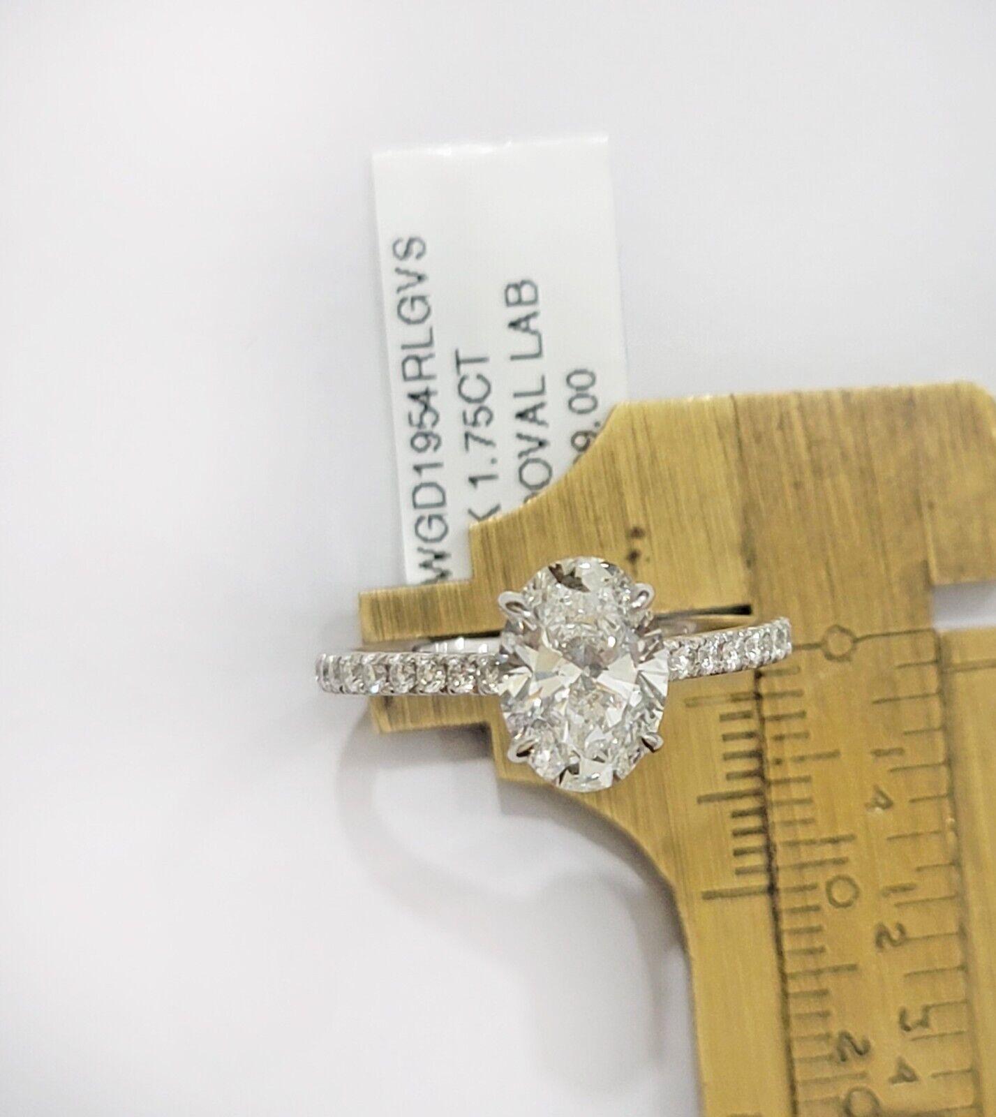 1.75 CT Diamond Solitaire 14k Gold Engagement Wedding Ladies Ring lab - created - GoldenlinQ