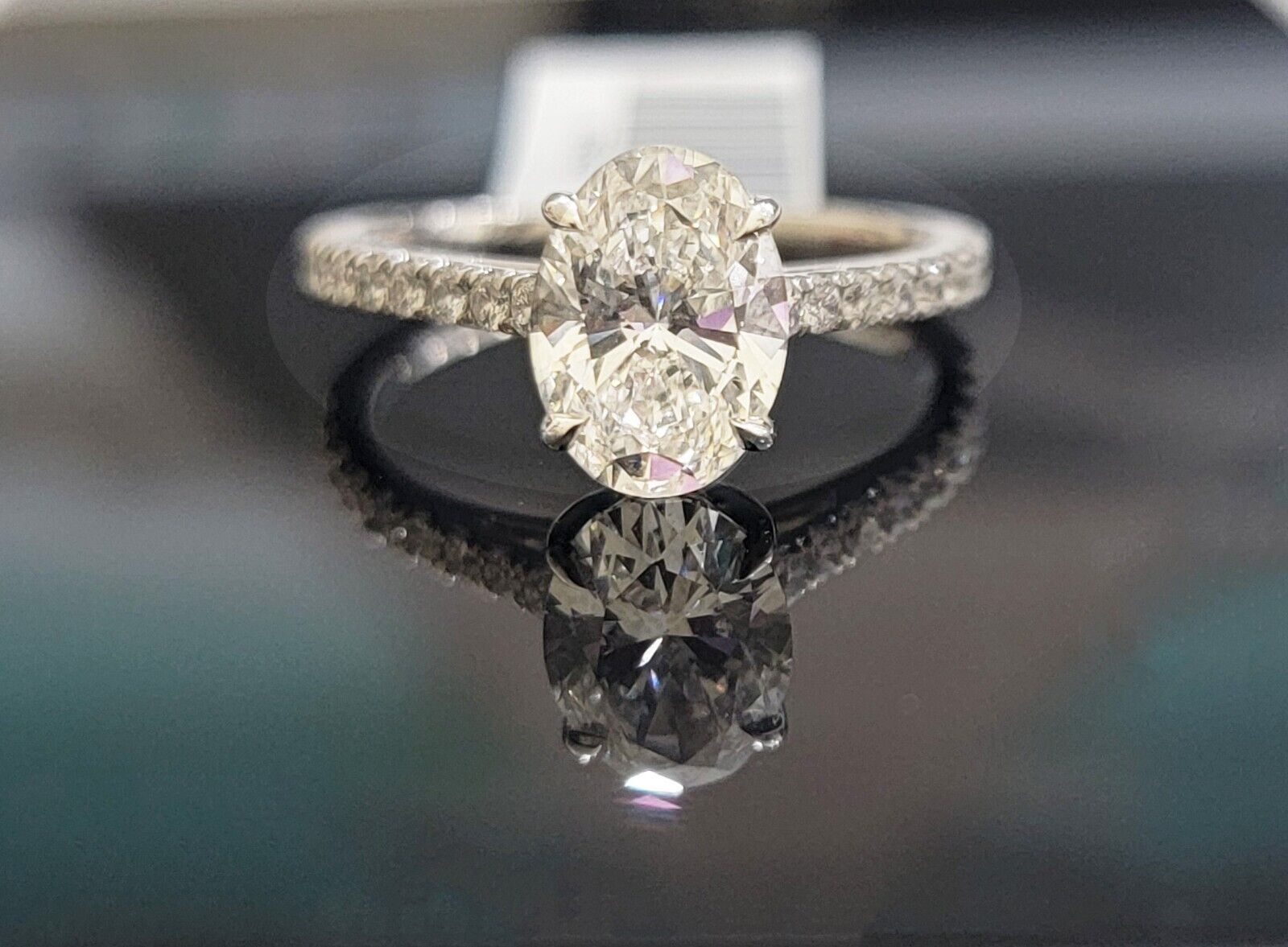 1.75 CT Diamond Solitaire 14k Gold Engagement Wedding Ladies Ring lab - created - GoldenlinQ