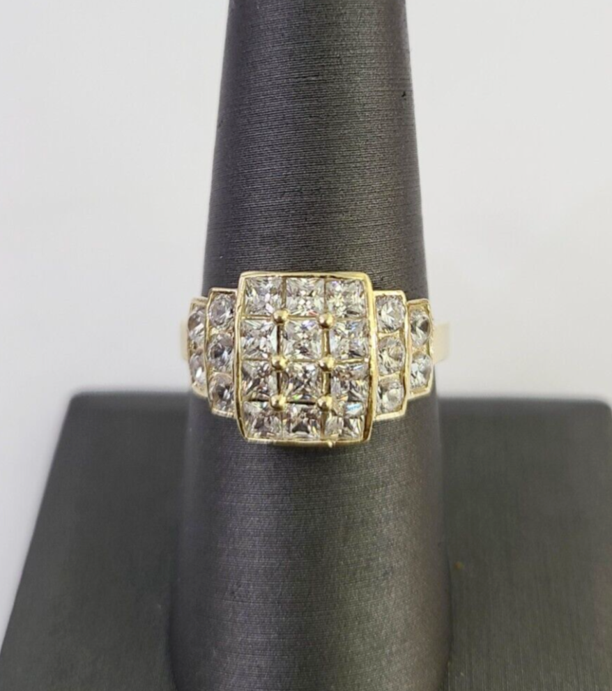 Real 10k Yellow Gold Ring Wedding Engagement Casual 10Kt All Sizes