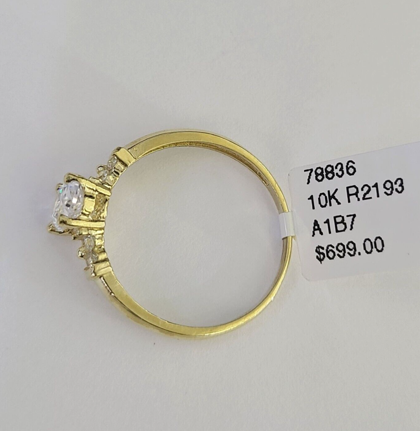 Real 10k Yellow Gold Ring Wedding Engagement Casual 10Kt Genuine All Sizes