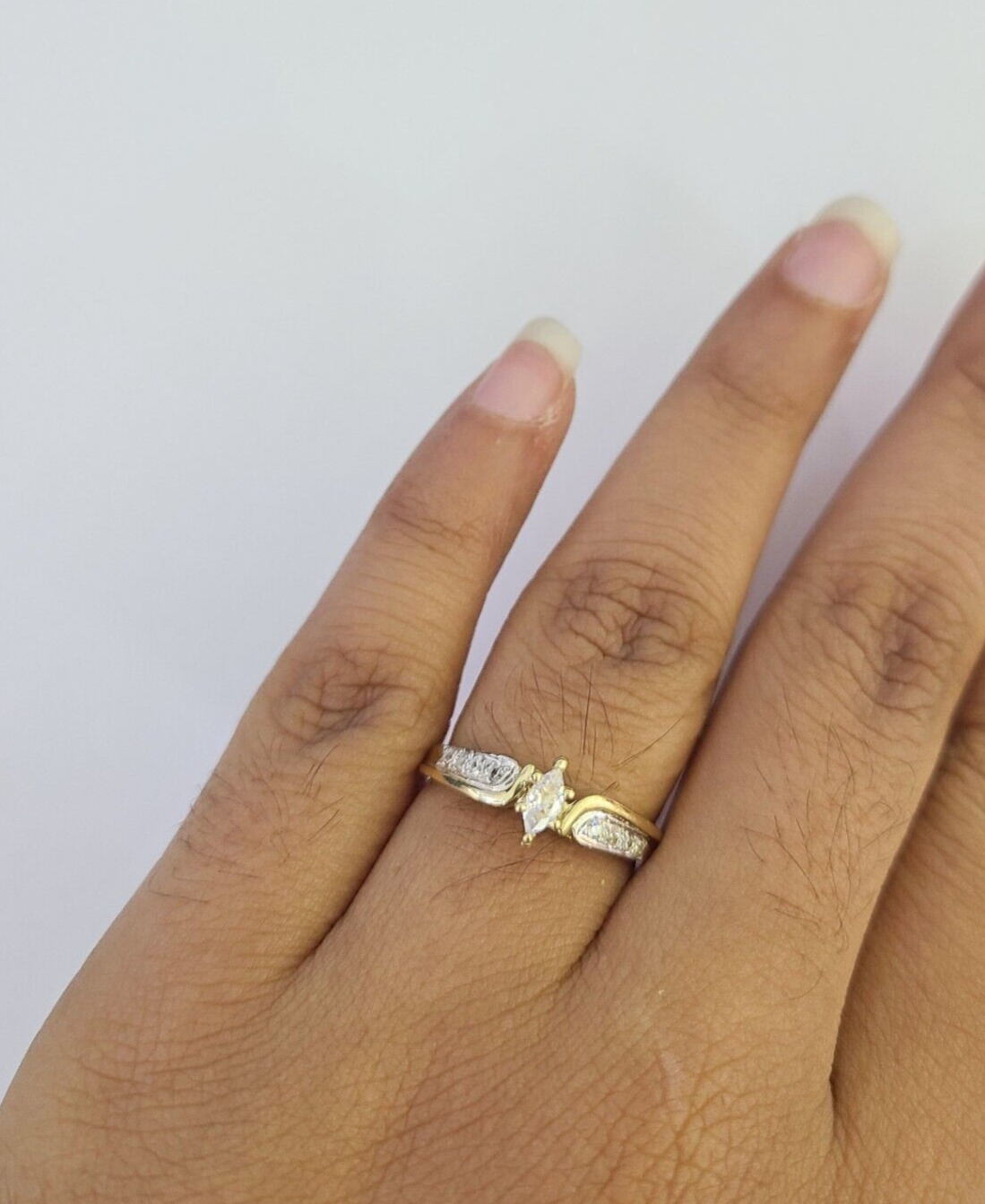 Real 10k Yellow Gold Ring Wedding Engagement Casual 10Kt Genuine All Sizes