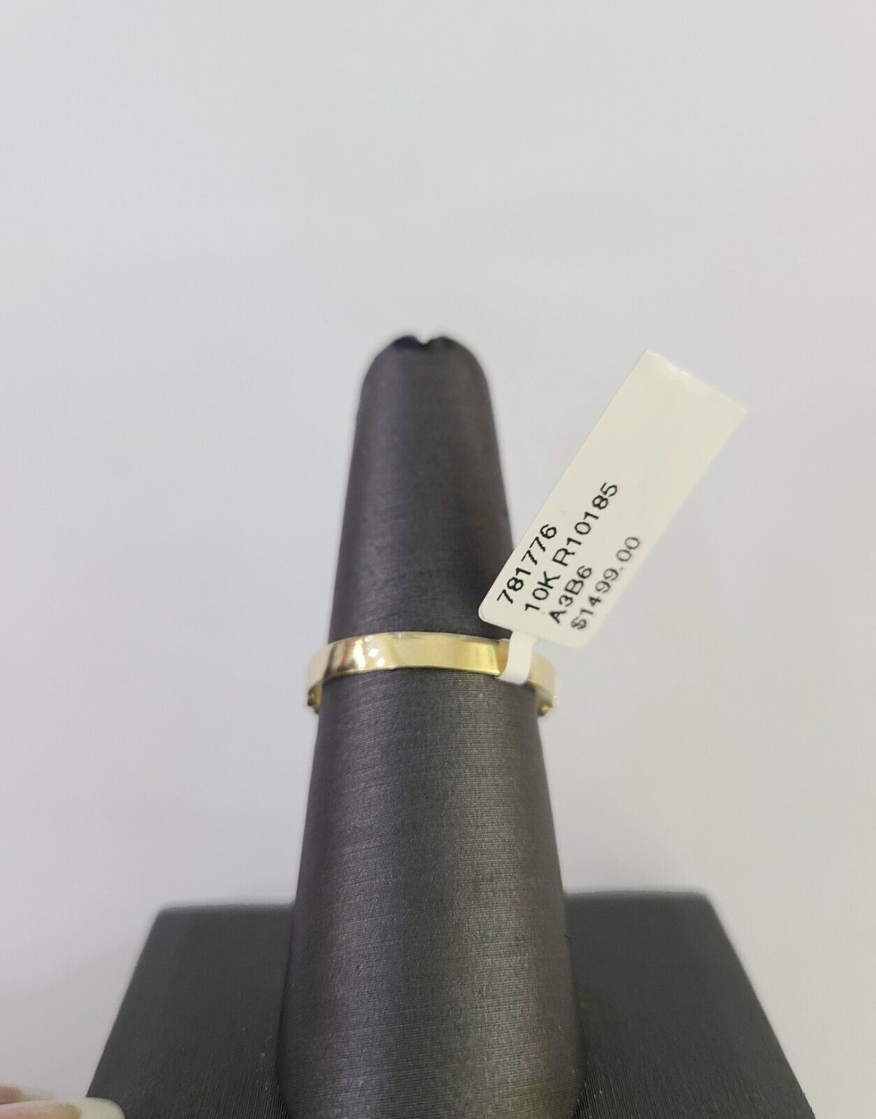 REAL 10K Gold Jesus Cross Nugget Ring Band Style Rings 10Kt Yellow All Sizes