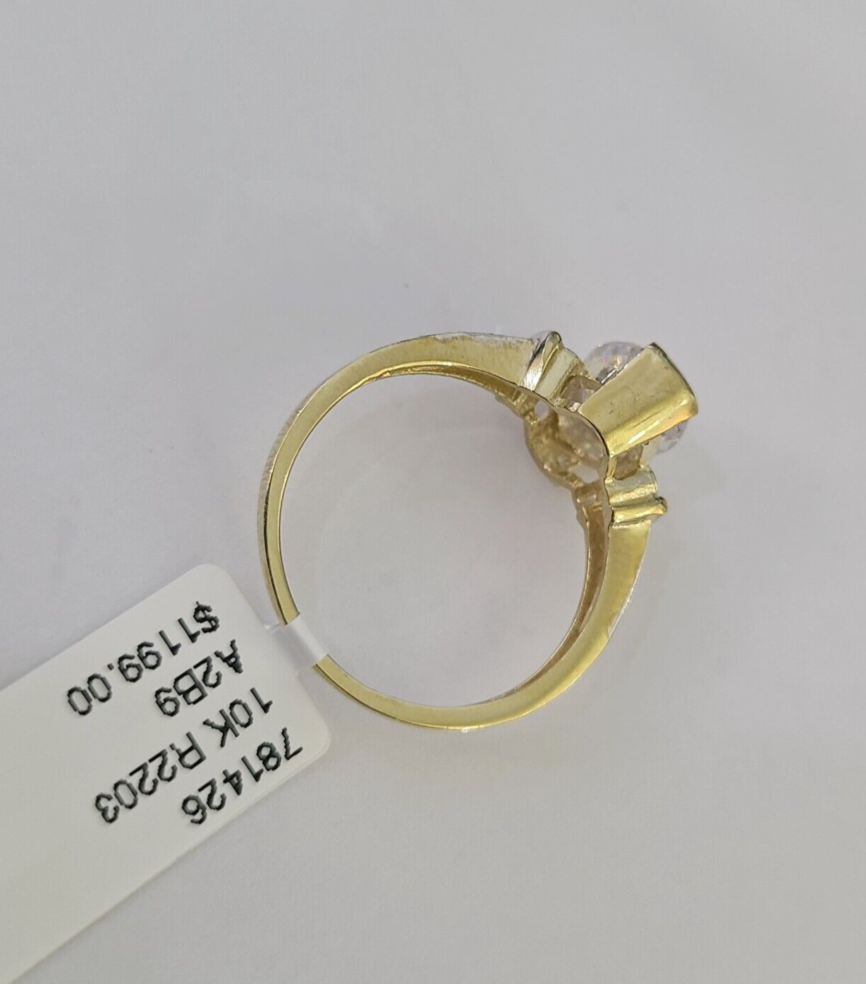 Real 10k Yellow Gold Ring Wedding Engagement Casual 10Kt Genuine All Sizes